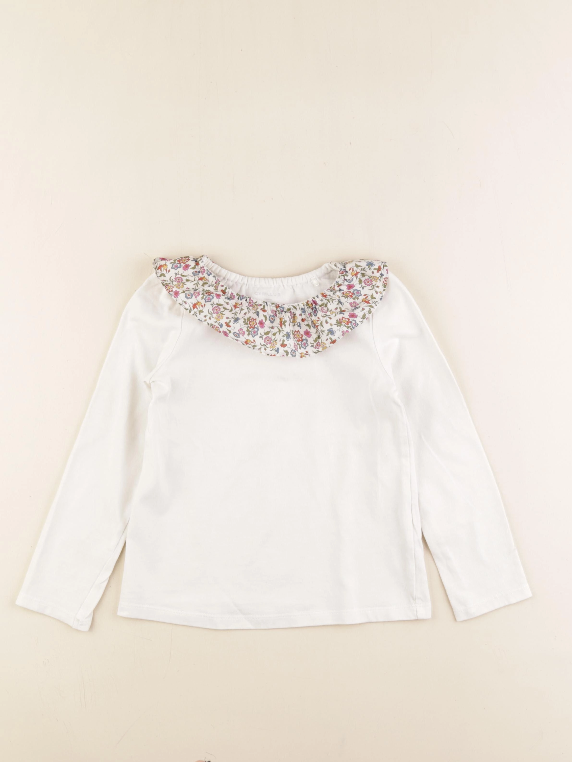 Cyrillus - tee-shirt blanc - 6 ans