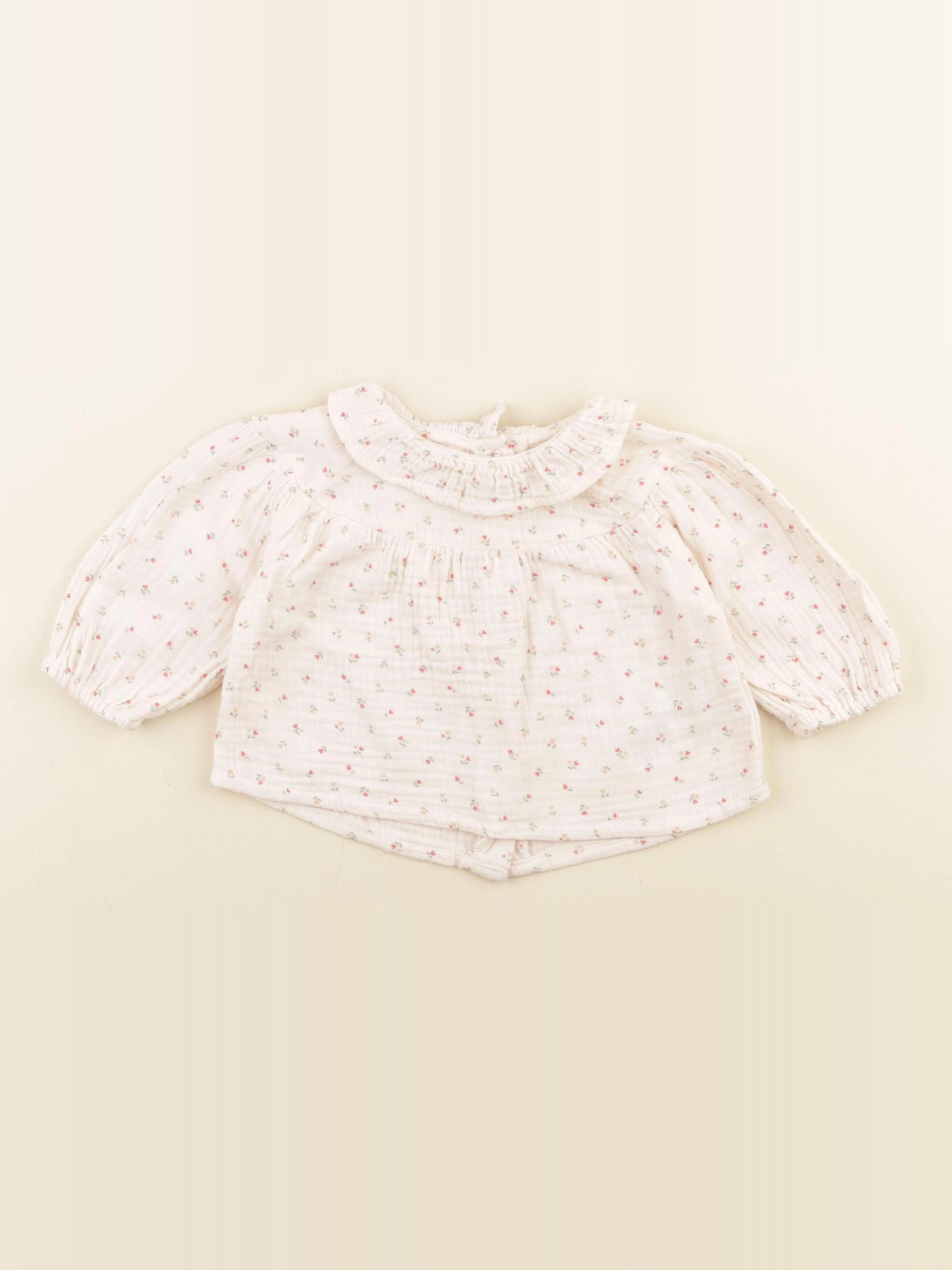 Vertbaudet - blouse rose - 3 mois