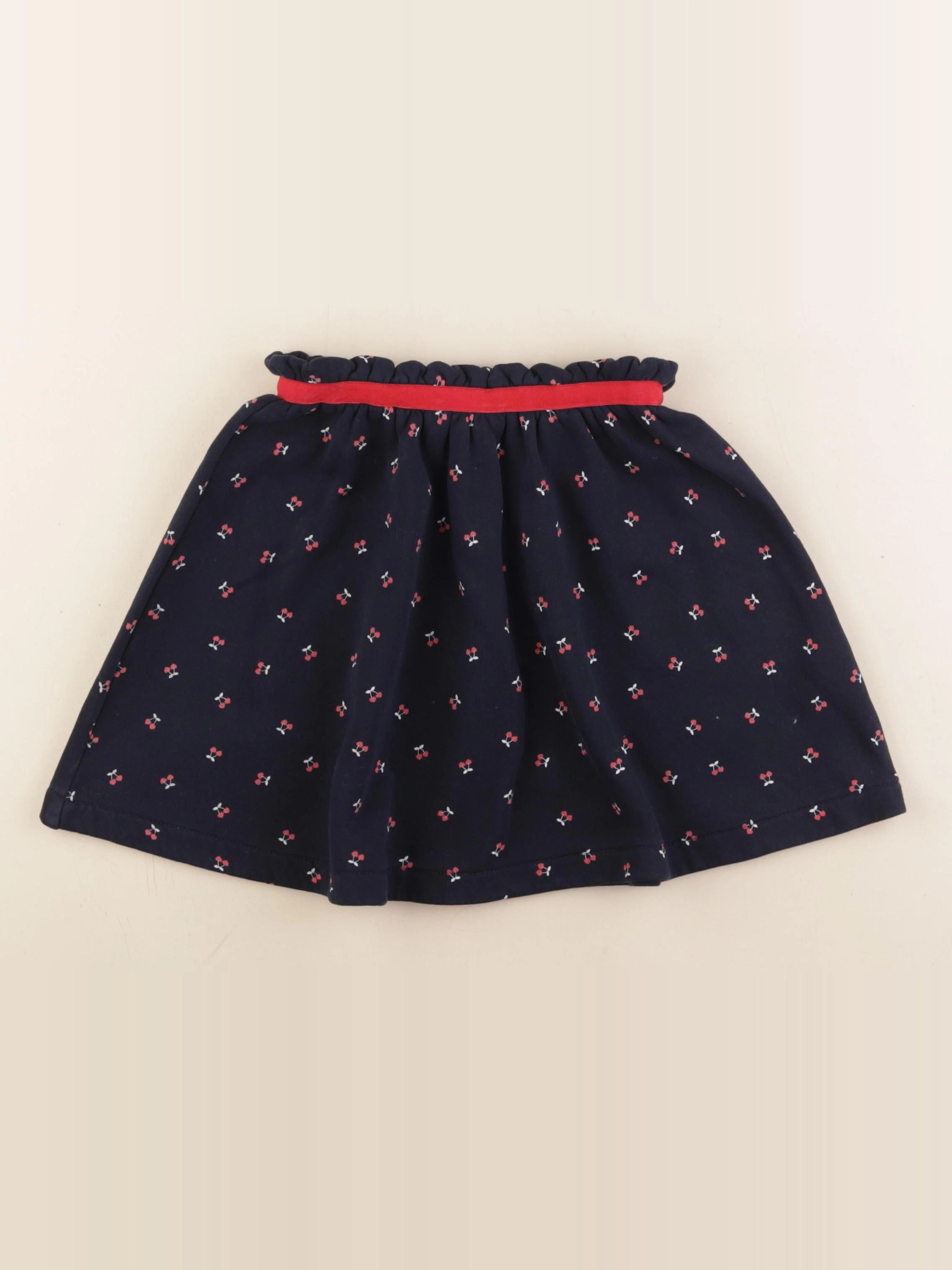 Okaidi - jupe doublée bleu - 6 ans