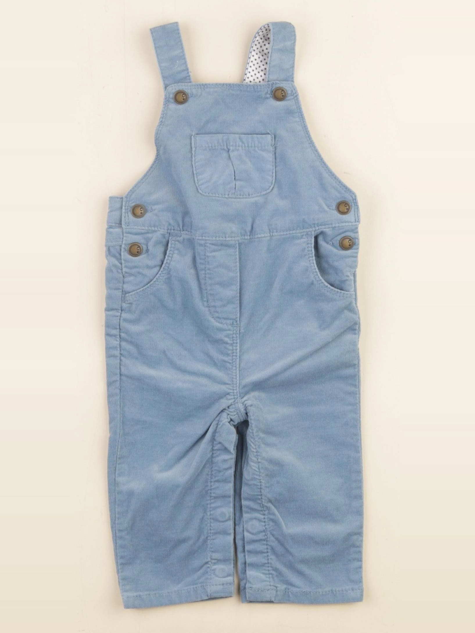 Cyrillus - salopette bleu - 6 mois