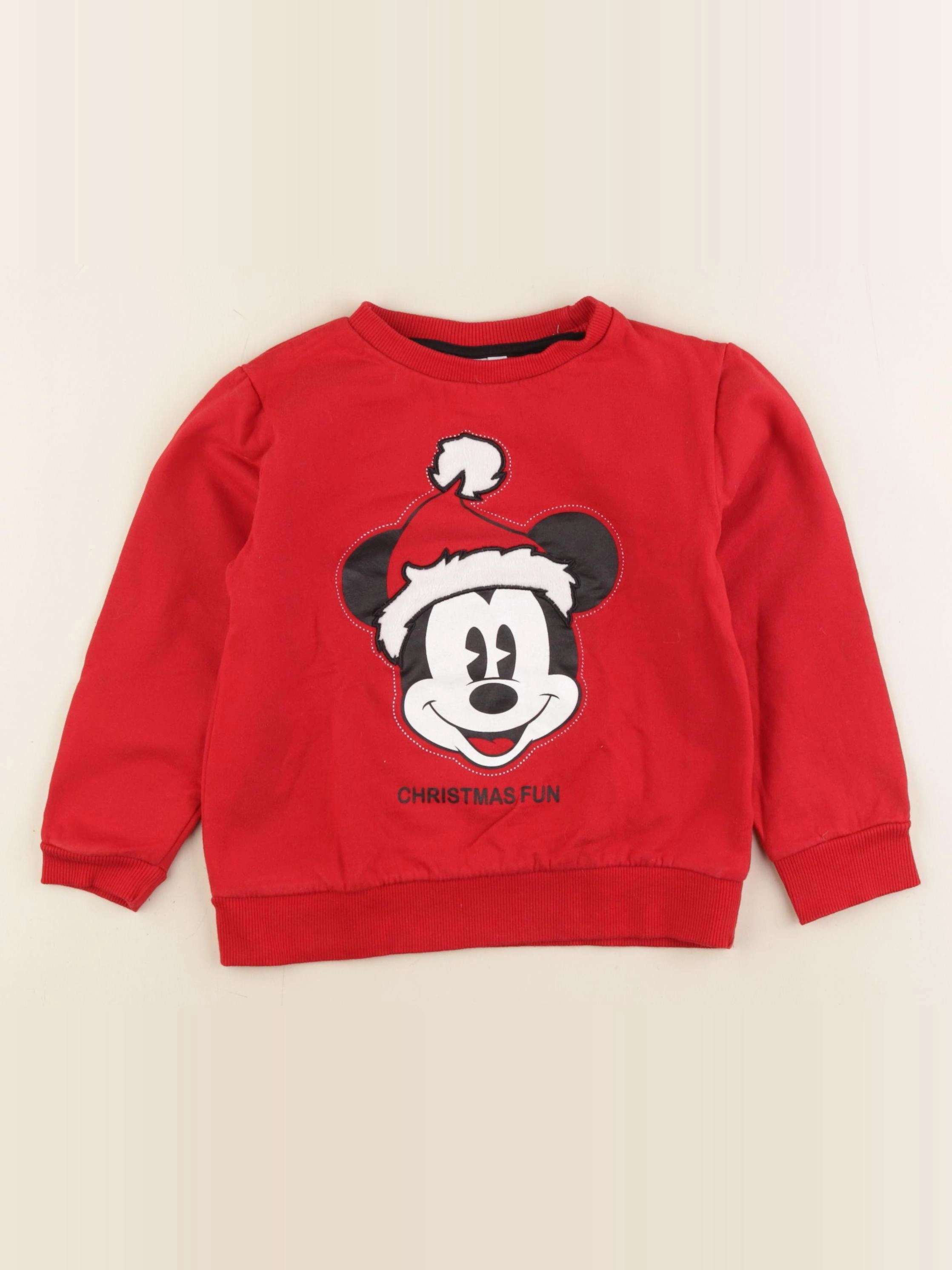 Vertbaudet - sweat rouge - 6 mois