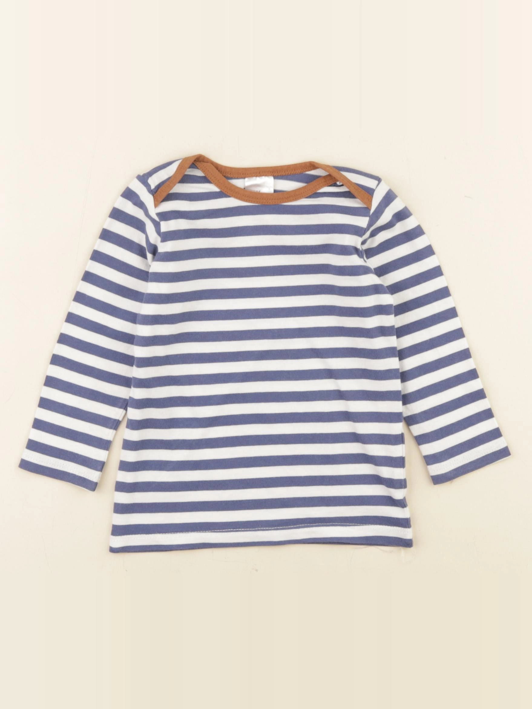 H&M - maillot de corps blanc, bleu - 6/9 mois