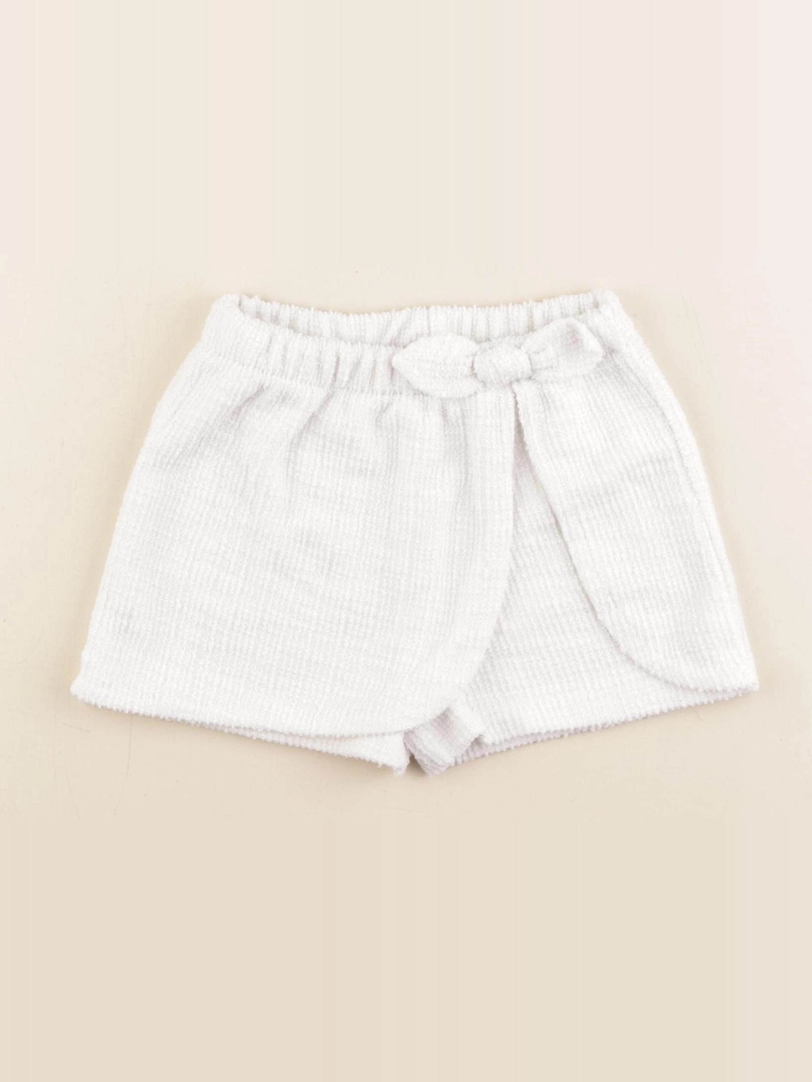 Mango - jupe short blanc - 3/4 ans
