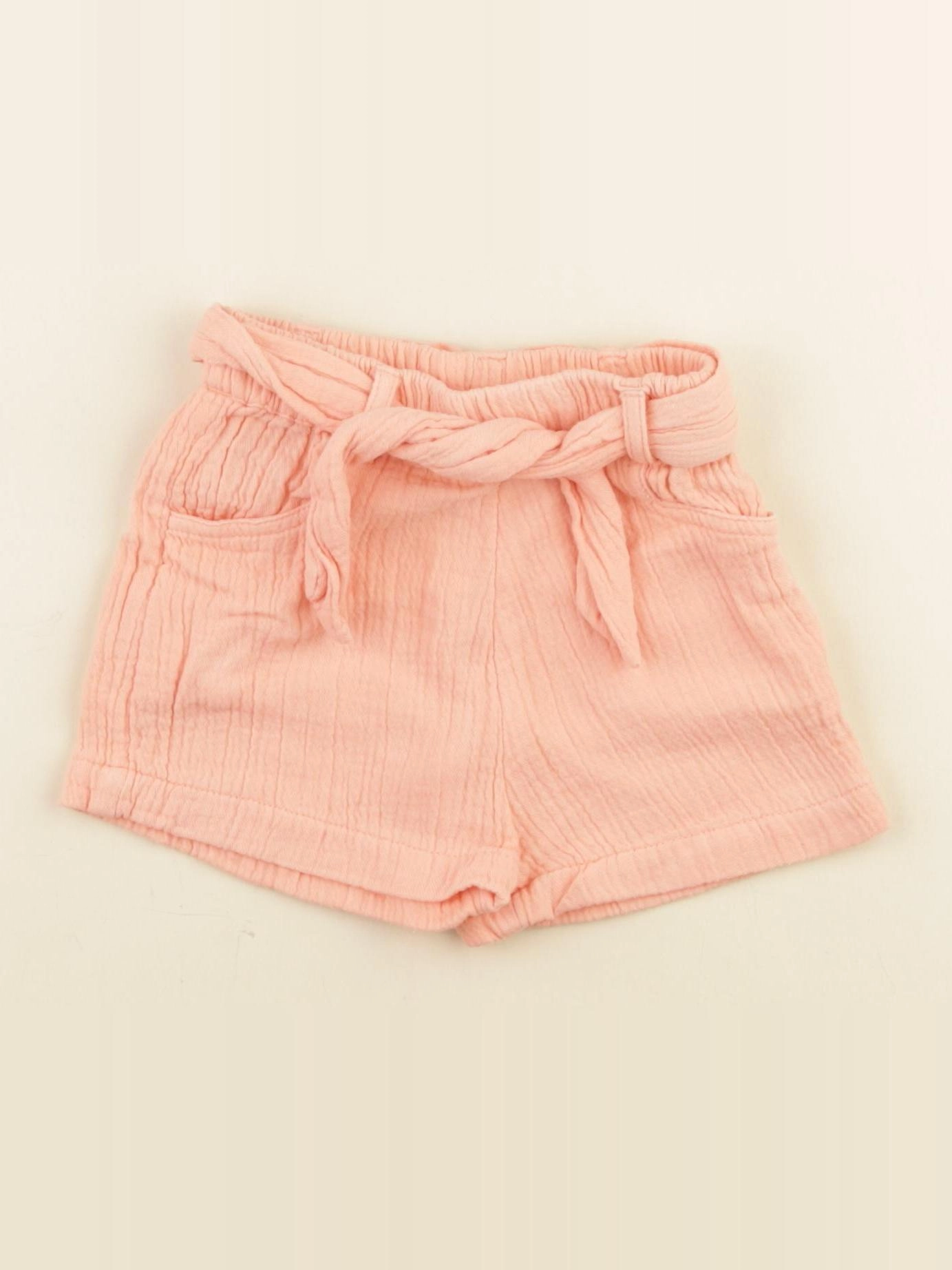 Vertbaudet - short rose - 9 mois