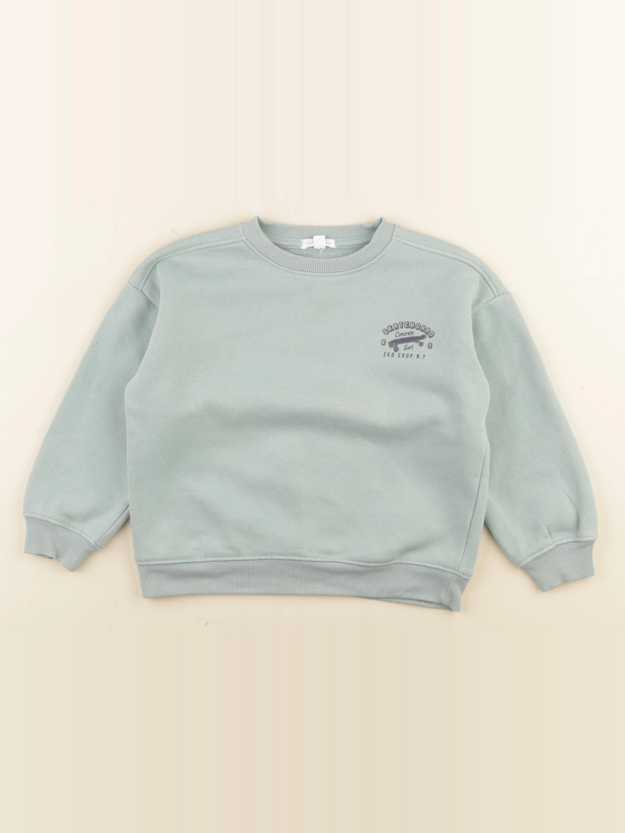 Vertbaudet - sweat bleu - 4 ans