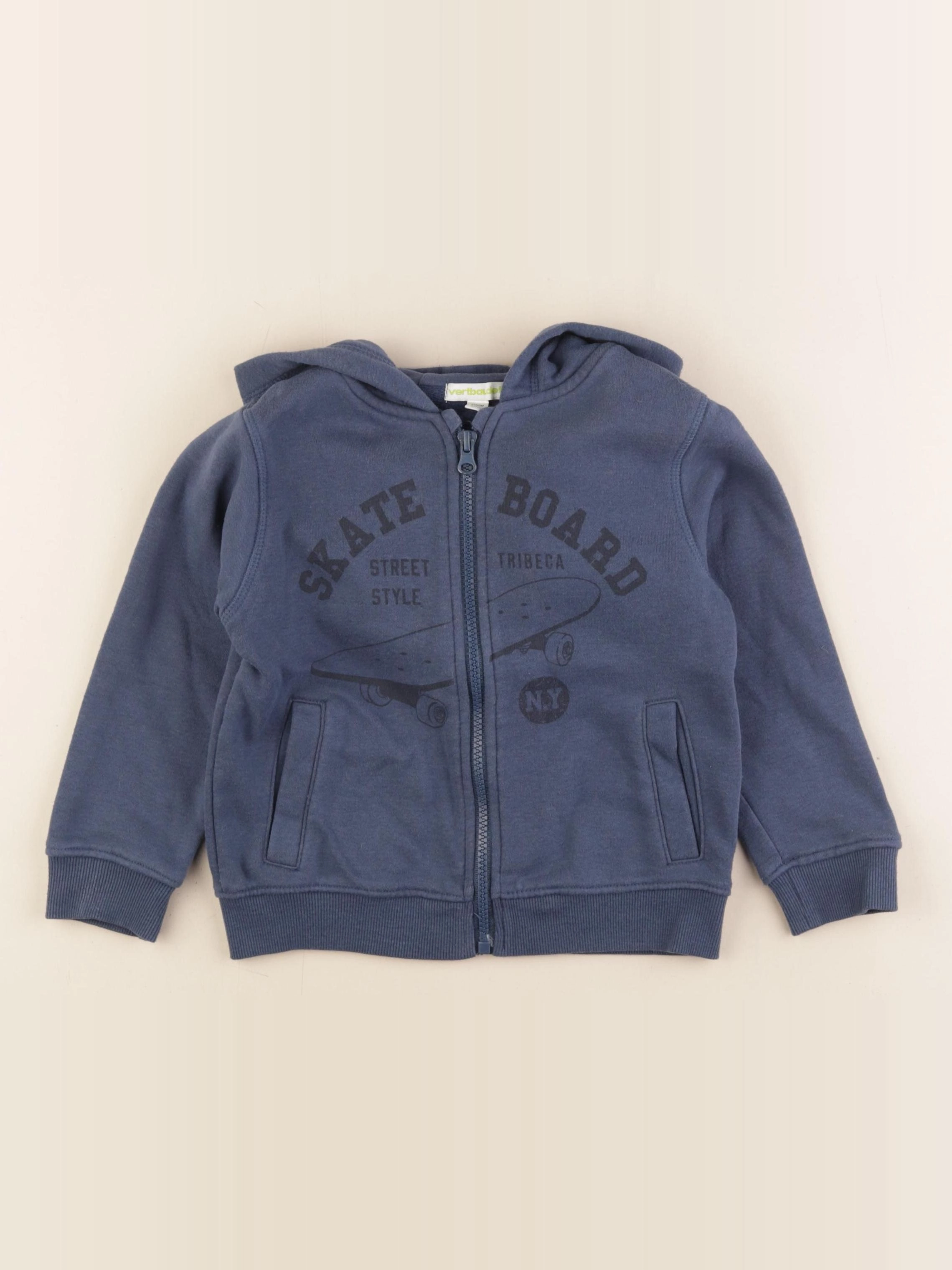 Vertbaudet - gilet bleu - 5 ans