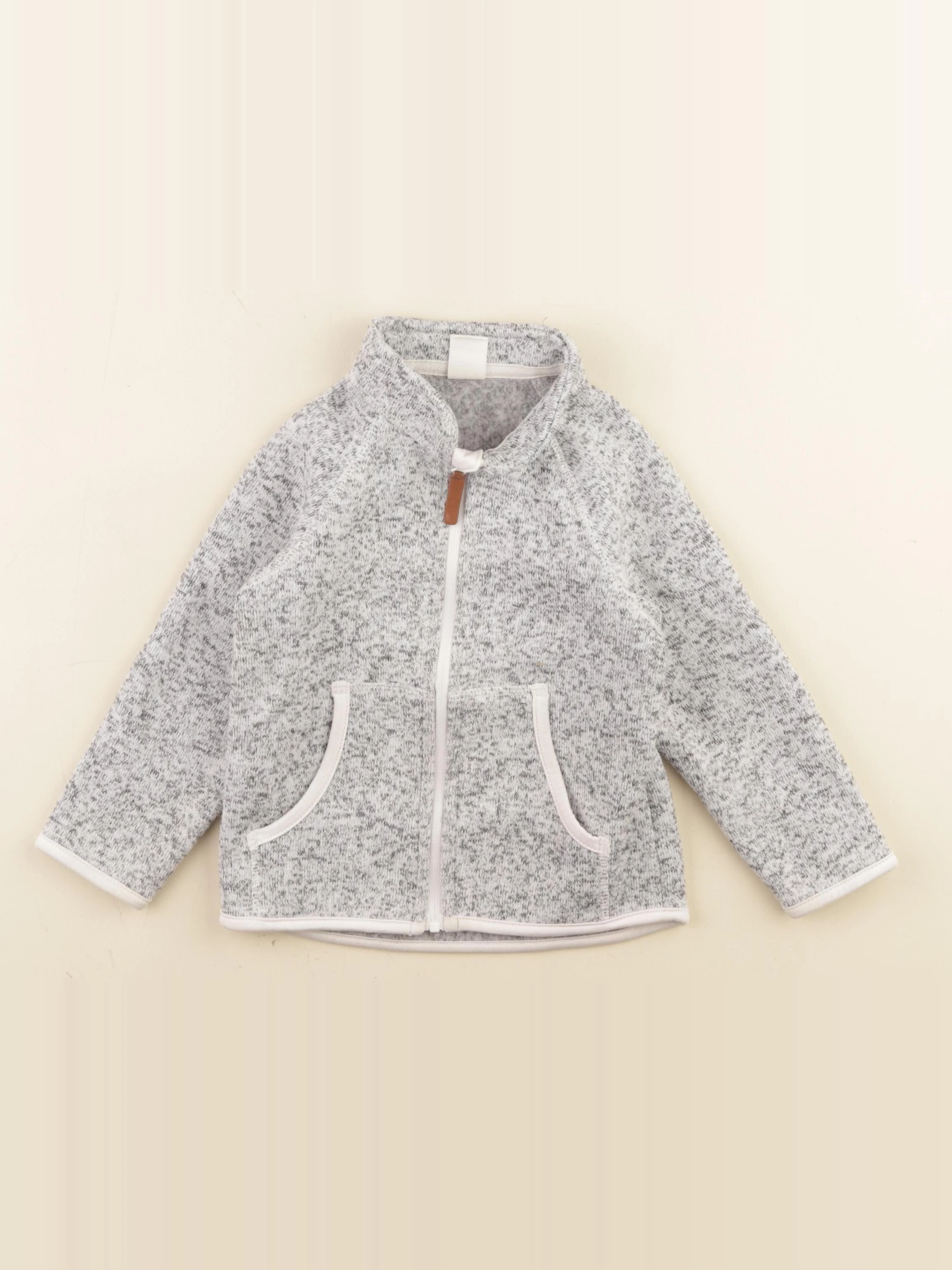 H&M - gilet gris - 12/18 mois