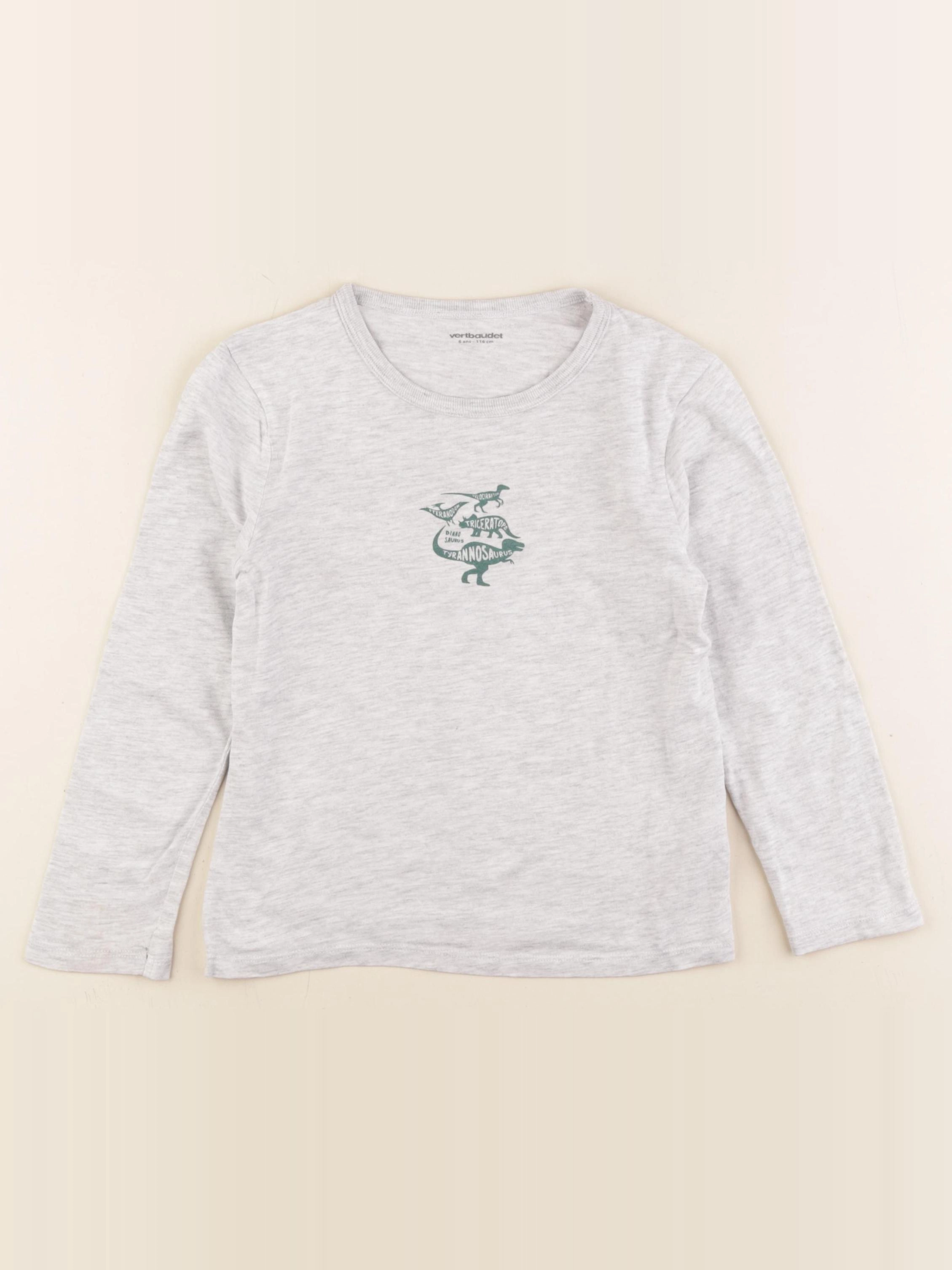 Vertbaudet - maillot de corps gris - 6 ans