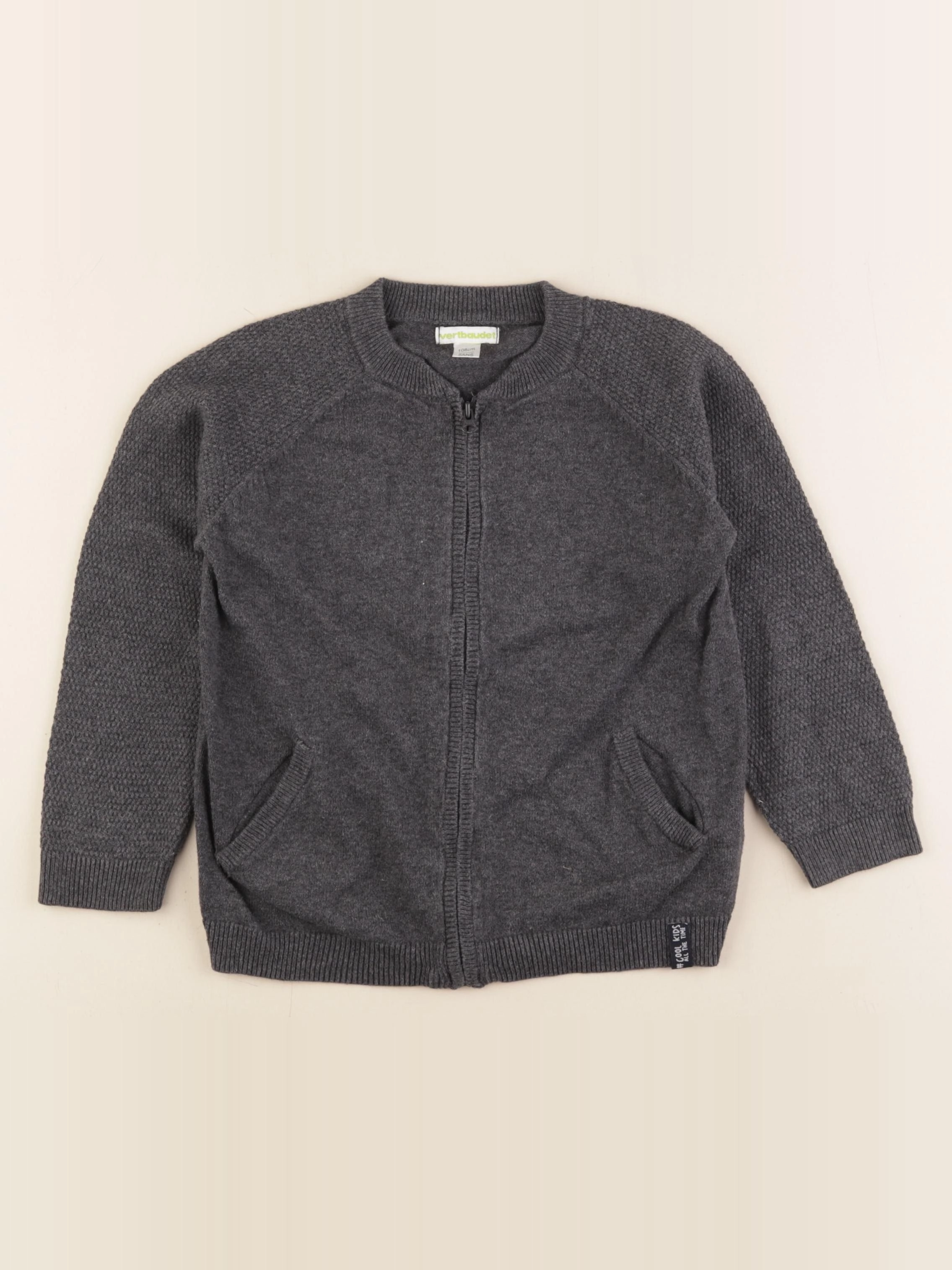 Vertbaudet - gilet bleu - 5 ans