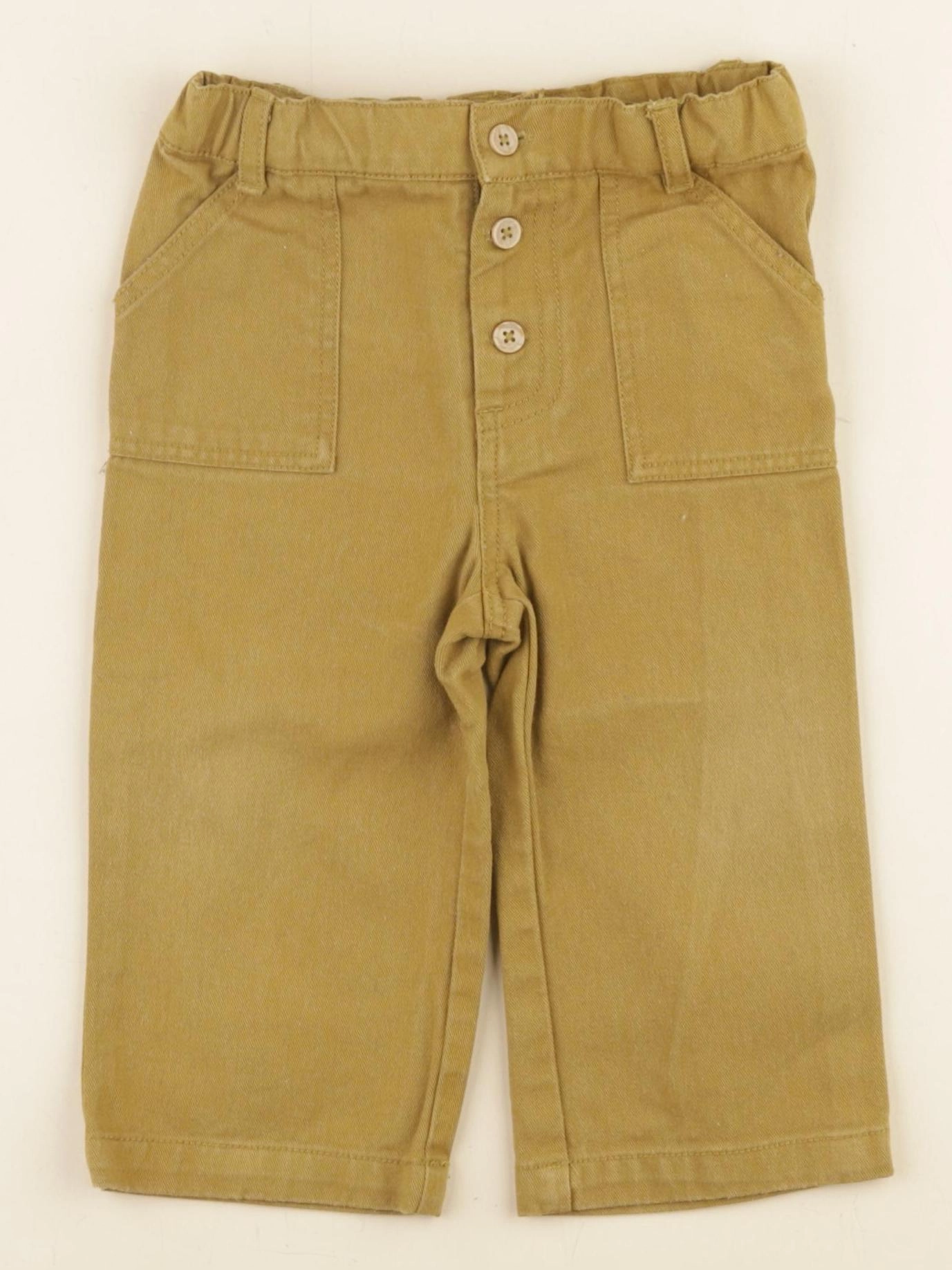 Boutchou - pantalon jaune - 12 mois