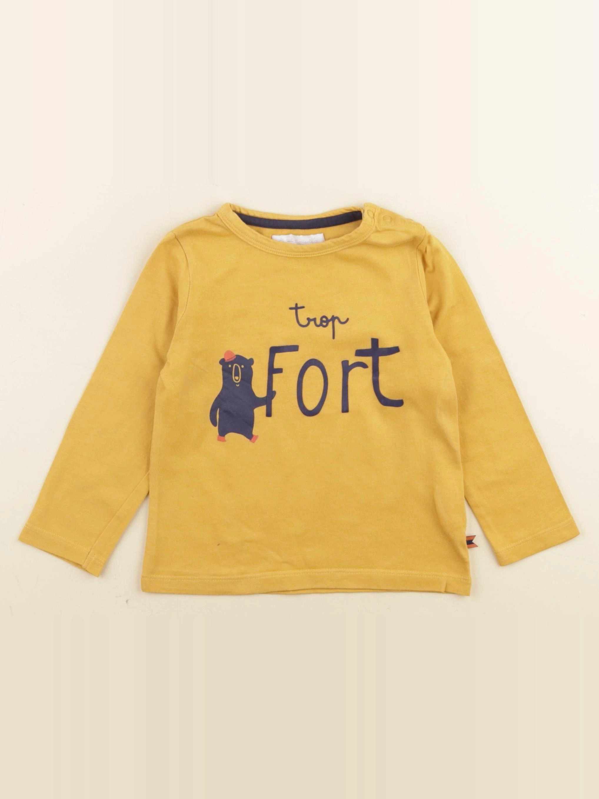 Cadet Rousselle - tee-shirt jaune - 18 mois