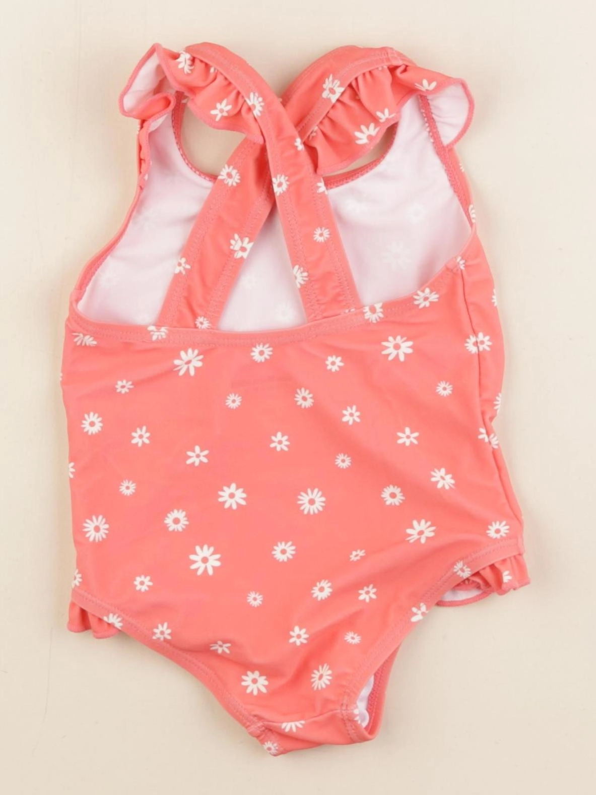 Vertbaudet - maillot de bain rose - 18 mois