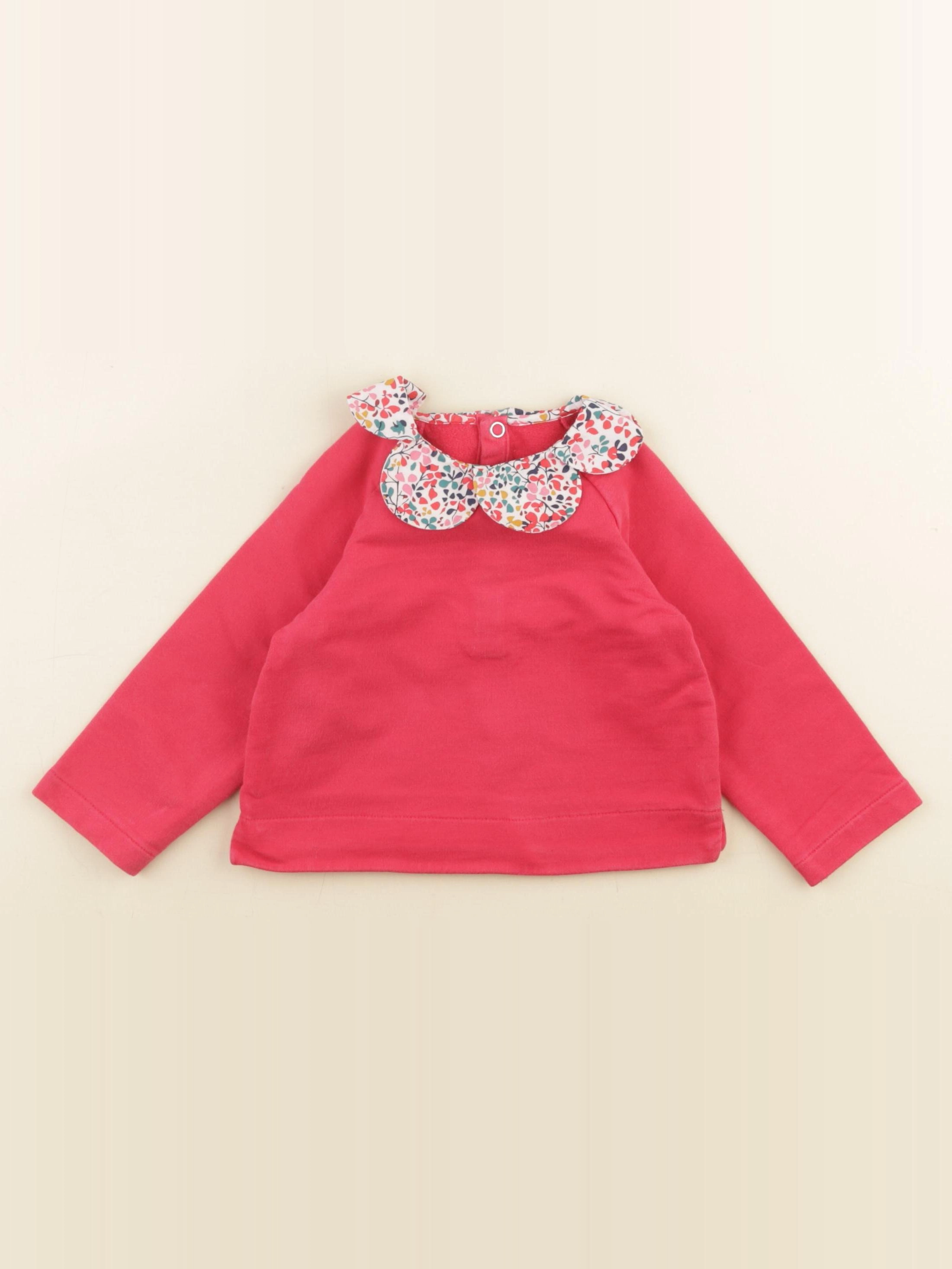 Jacadi - sweat rose - 18 mois