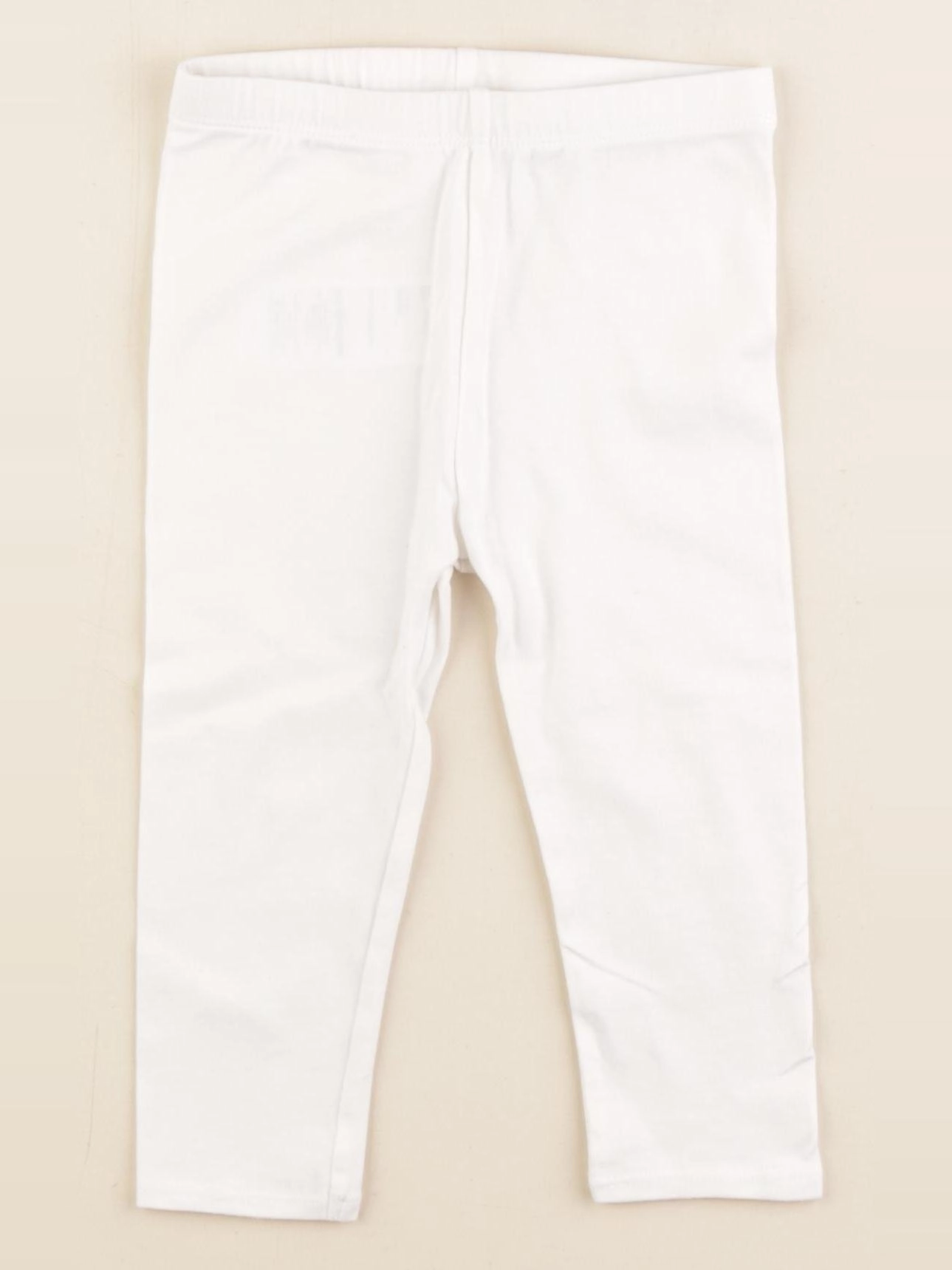 Vertbaudet - legging beige - 18 mois