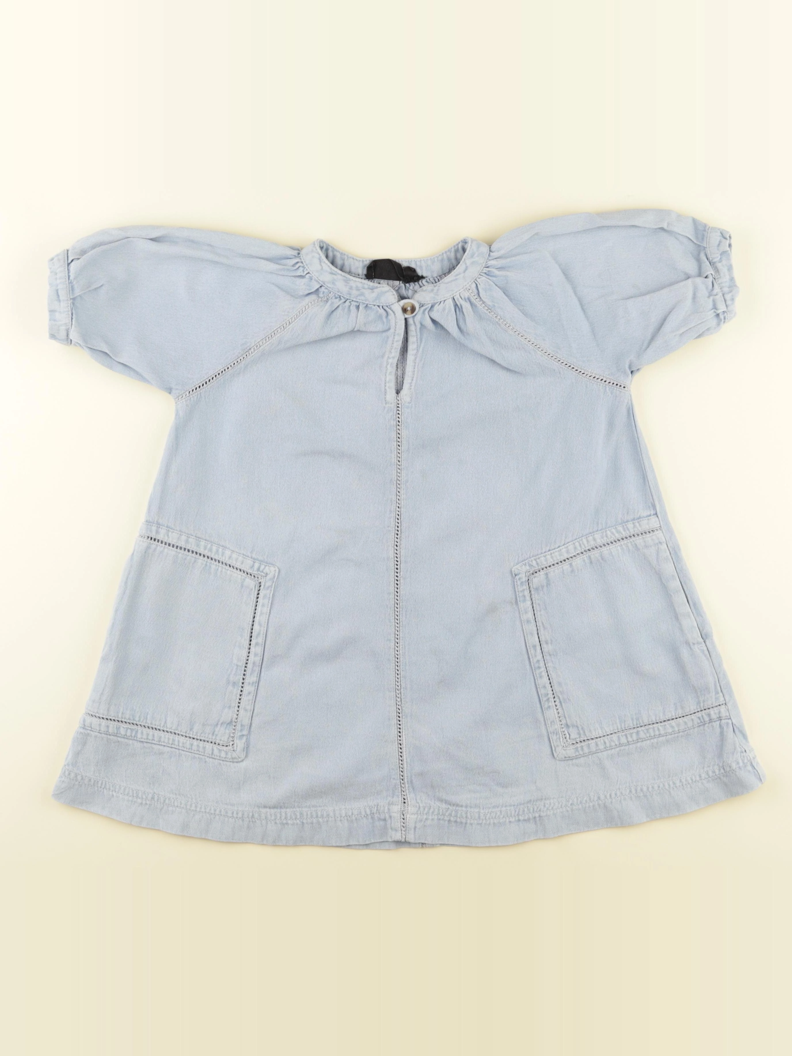 Monoprix - robe bleu - 4 ans