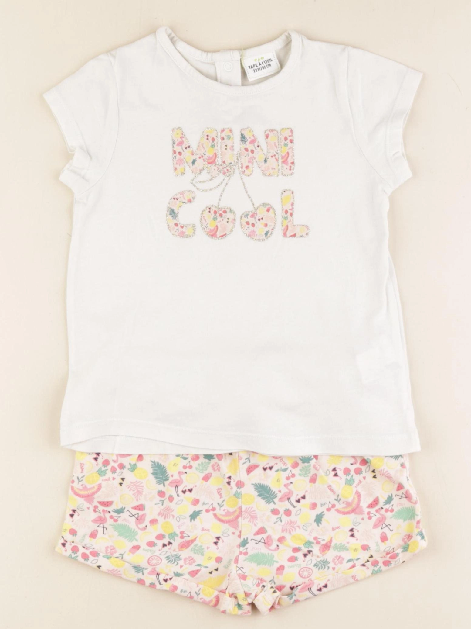 Tape à l'oeil - pyjama coton multicolore - 24 mois