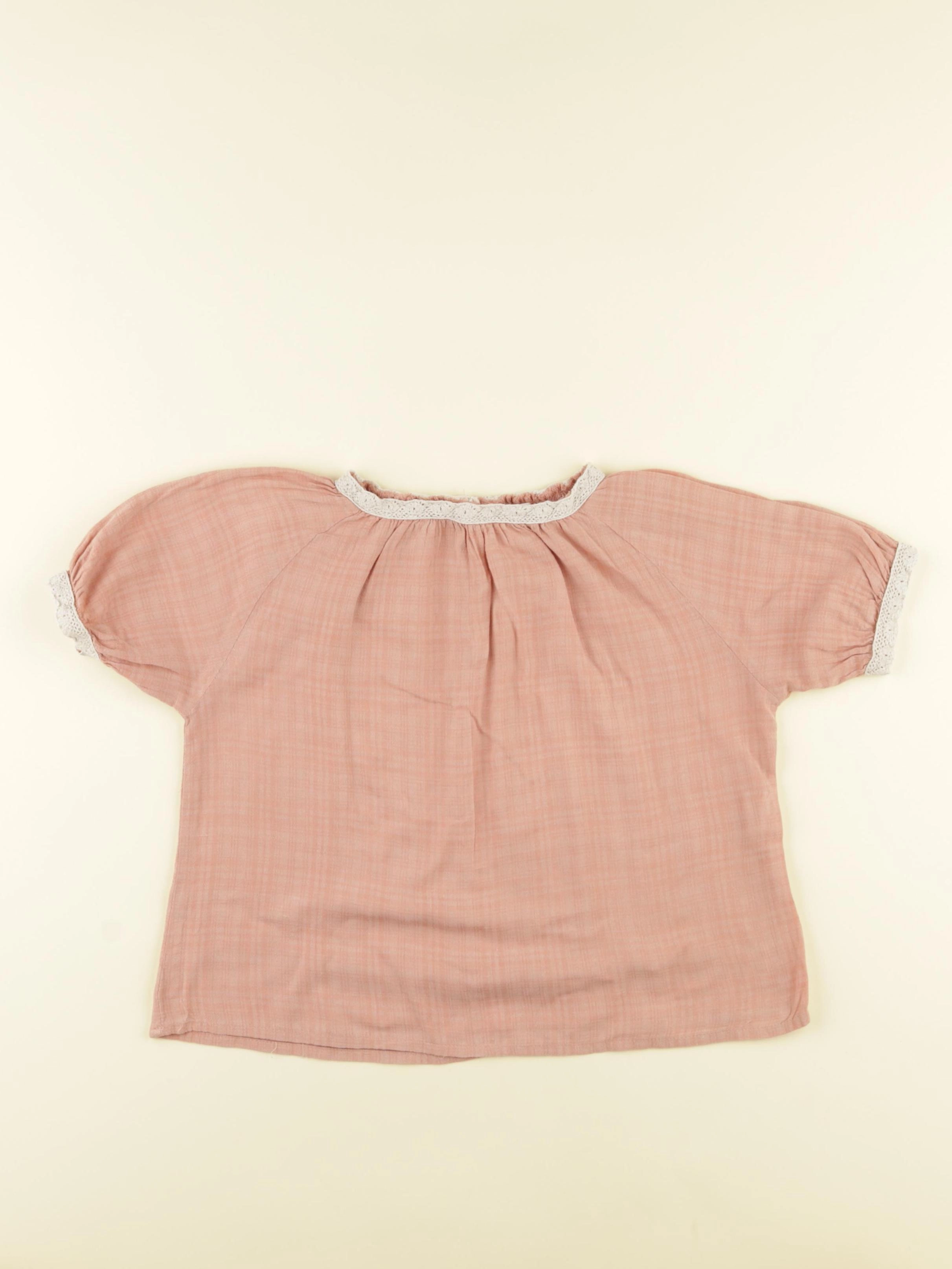 Zara - blouse rose - 2/3 ans
