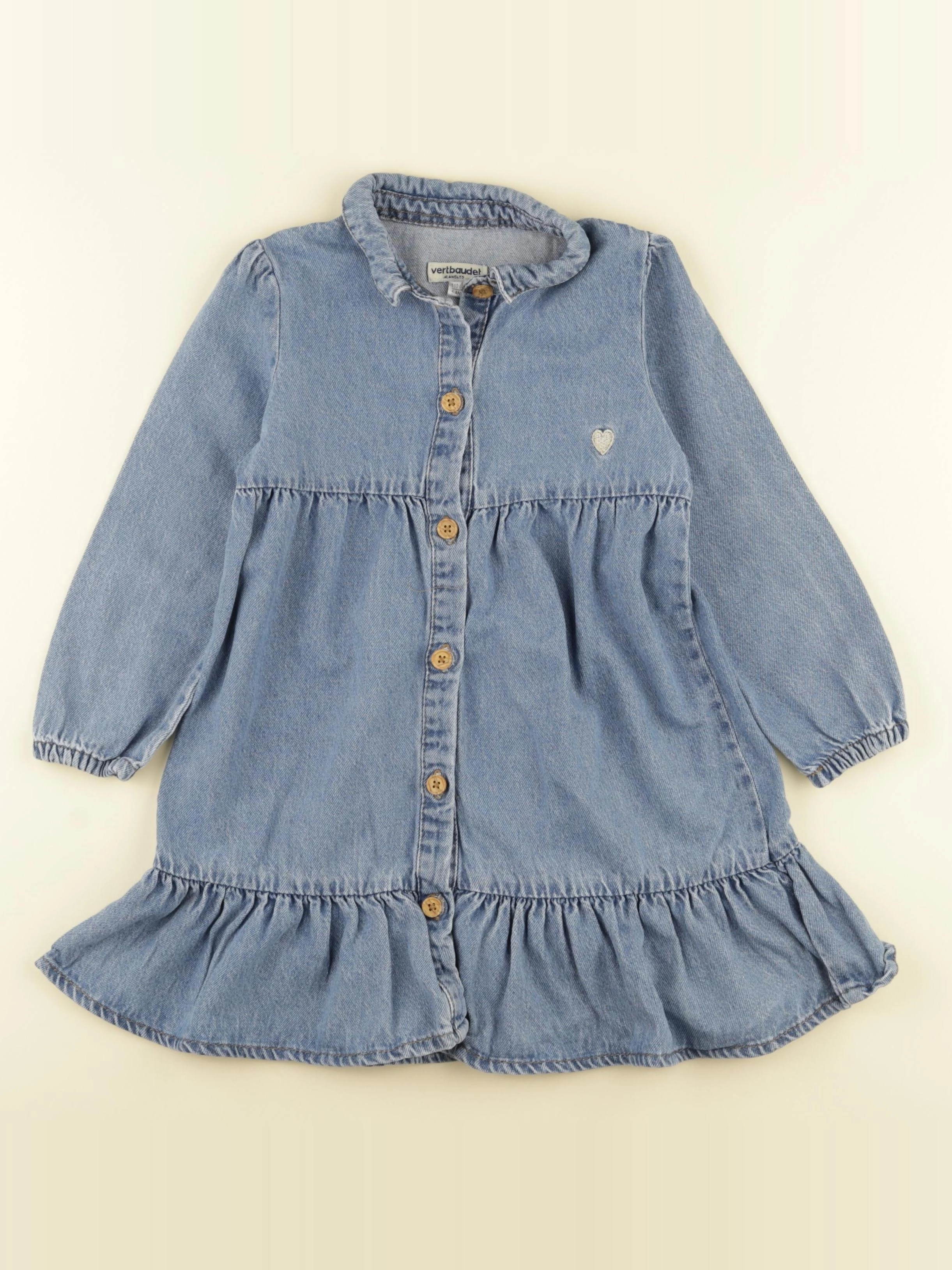 Vertbaudet - robe bleu - 5 ans