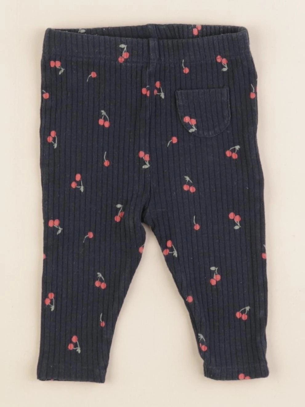 Vertbaudet - legging bleu - 3 mois