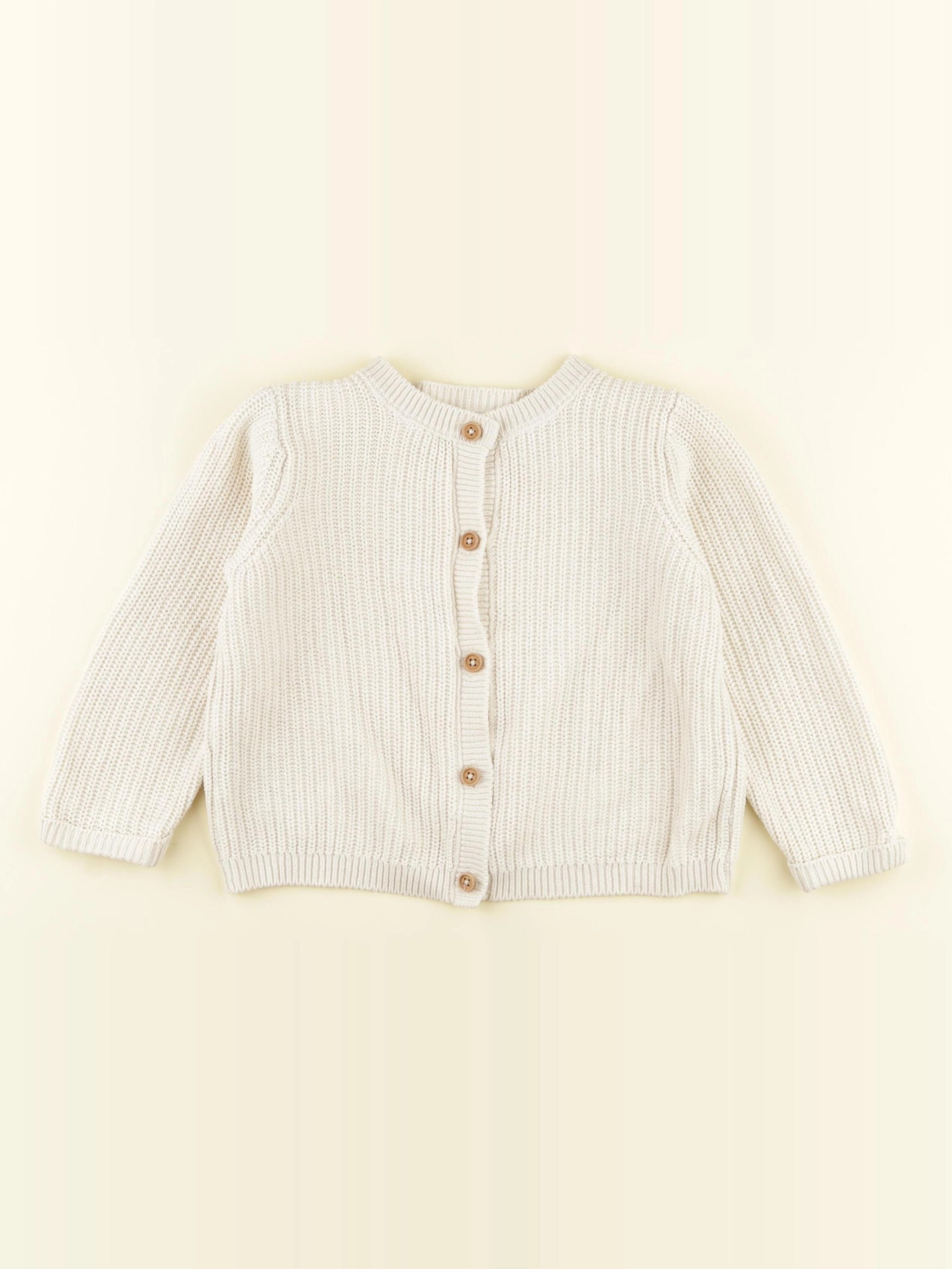 Mango - gilet blanc - 2/3 ans