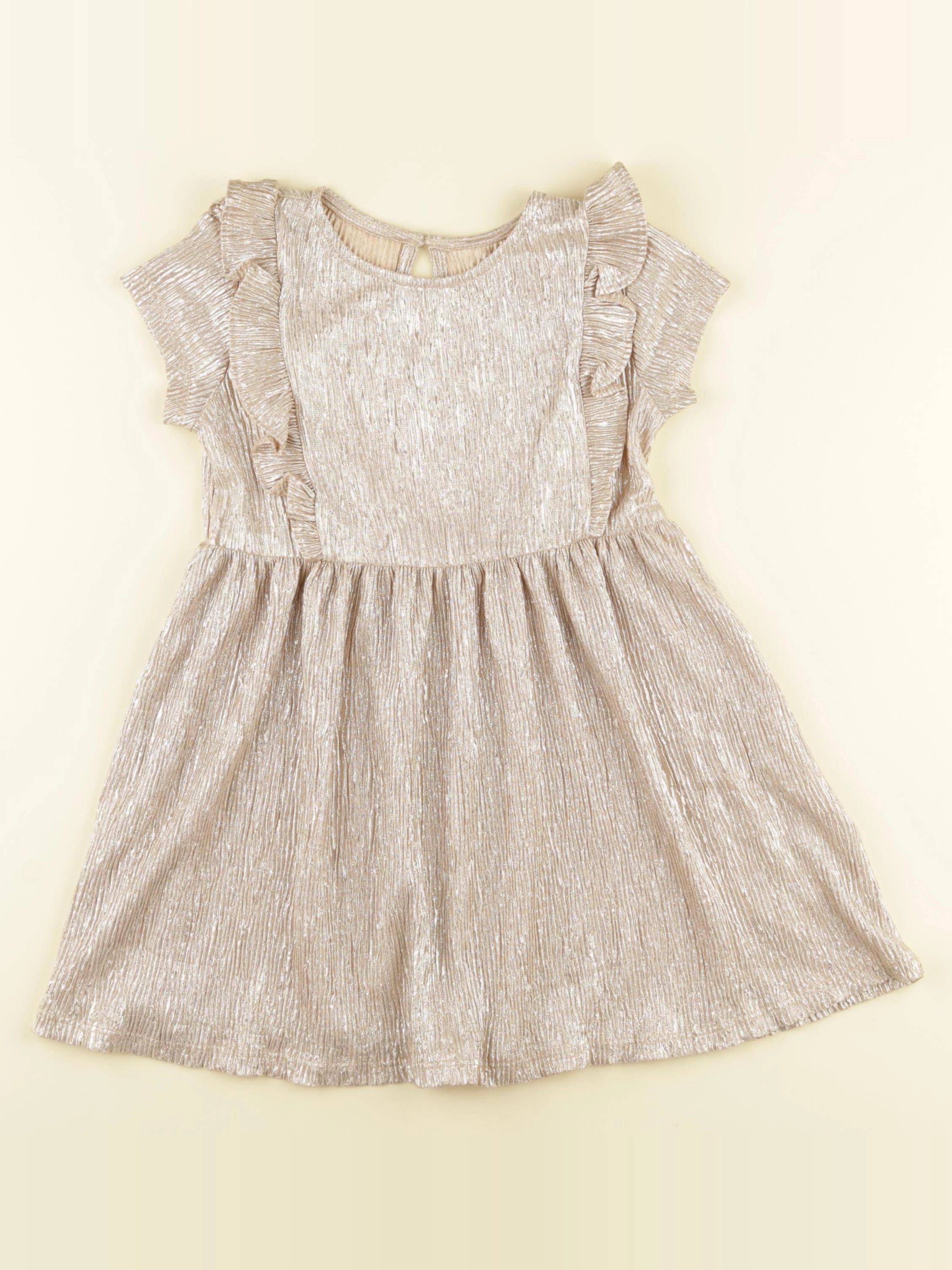 Vertbaudet - robe or - 3 ans