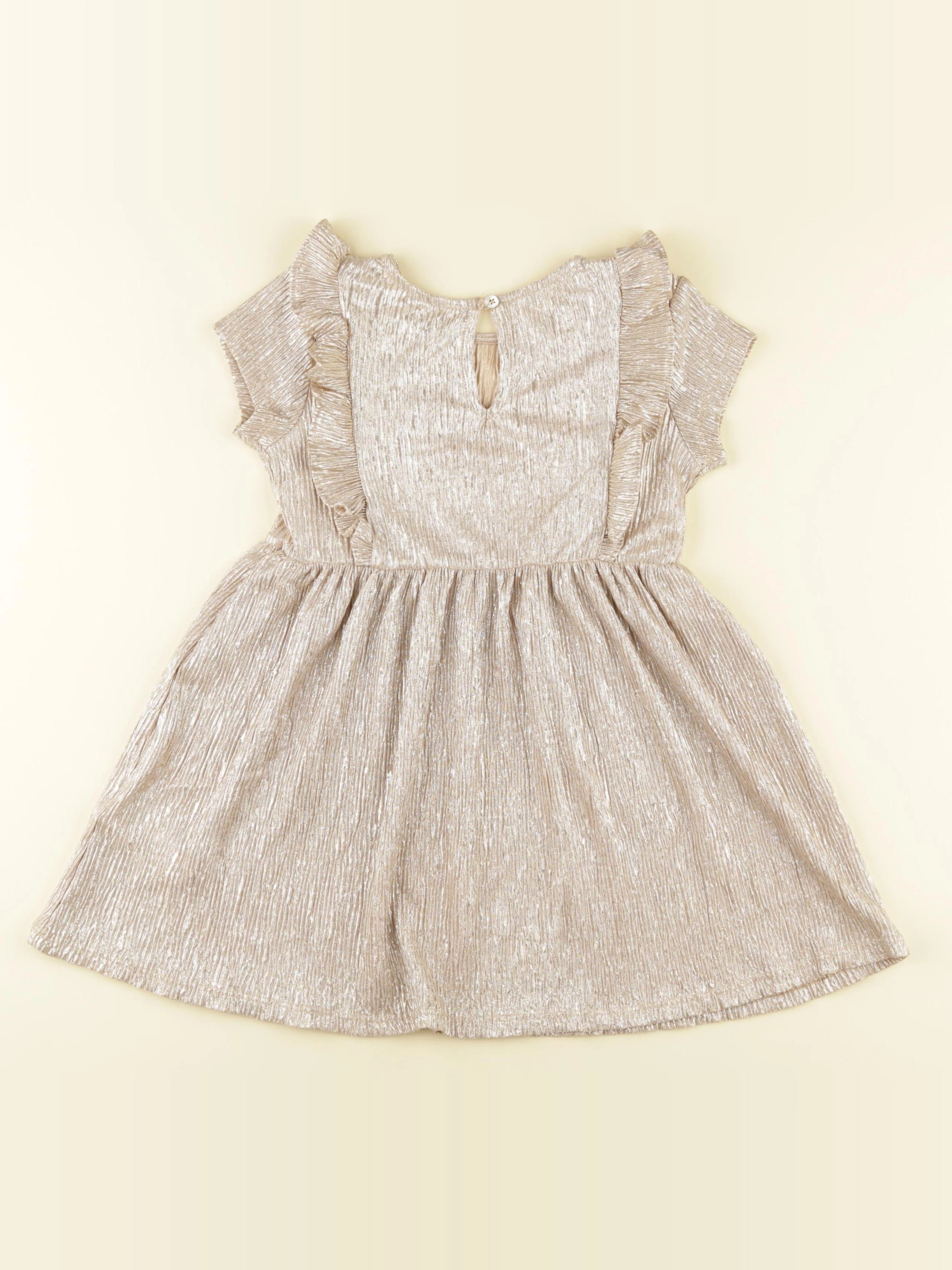 Vertbaudet - robe or - 3 ans