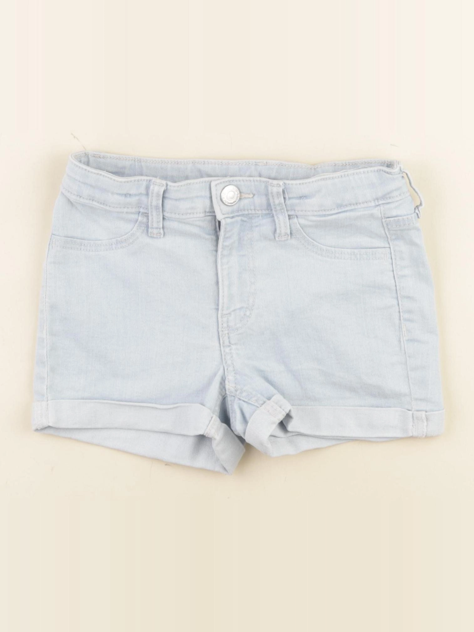 H&M - short bleu - 4/5 ans