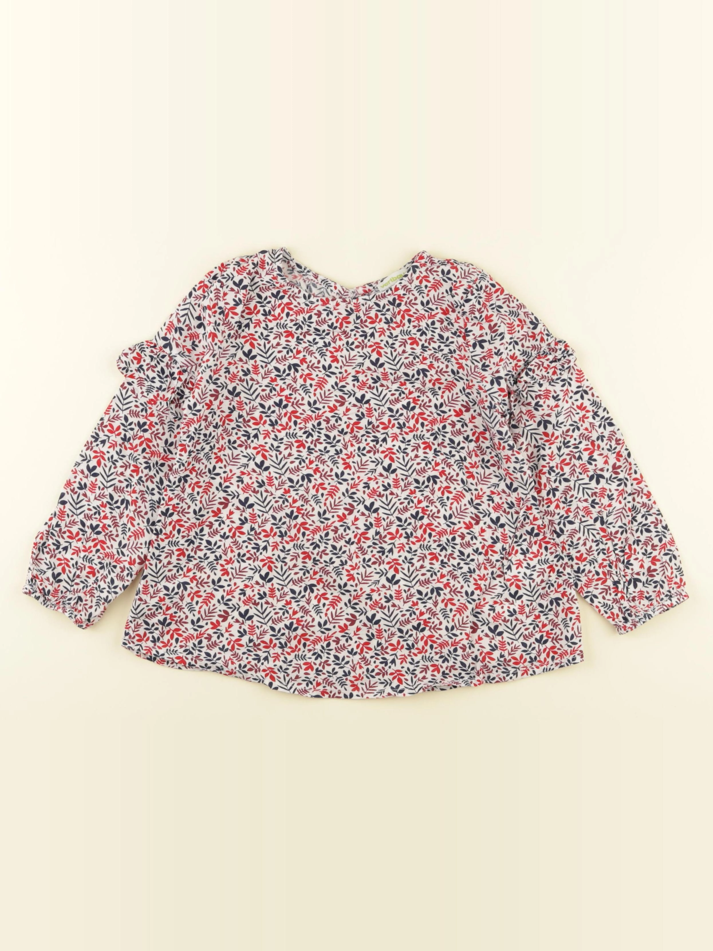 Vertbaudet - blouse multicolore - 4 ans