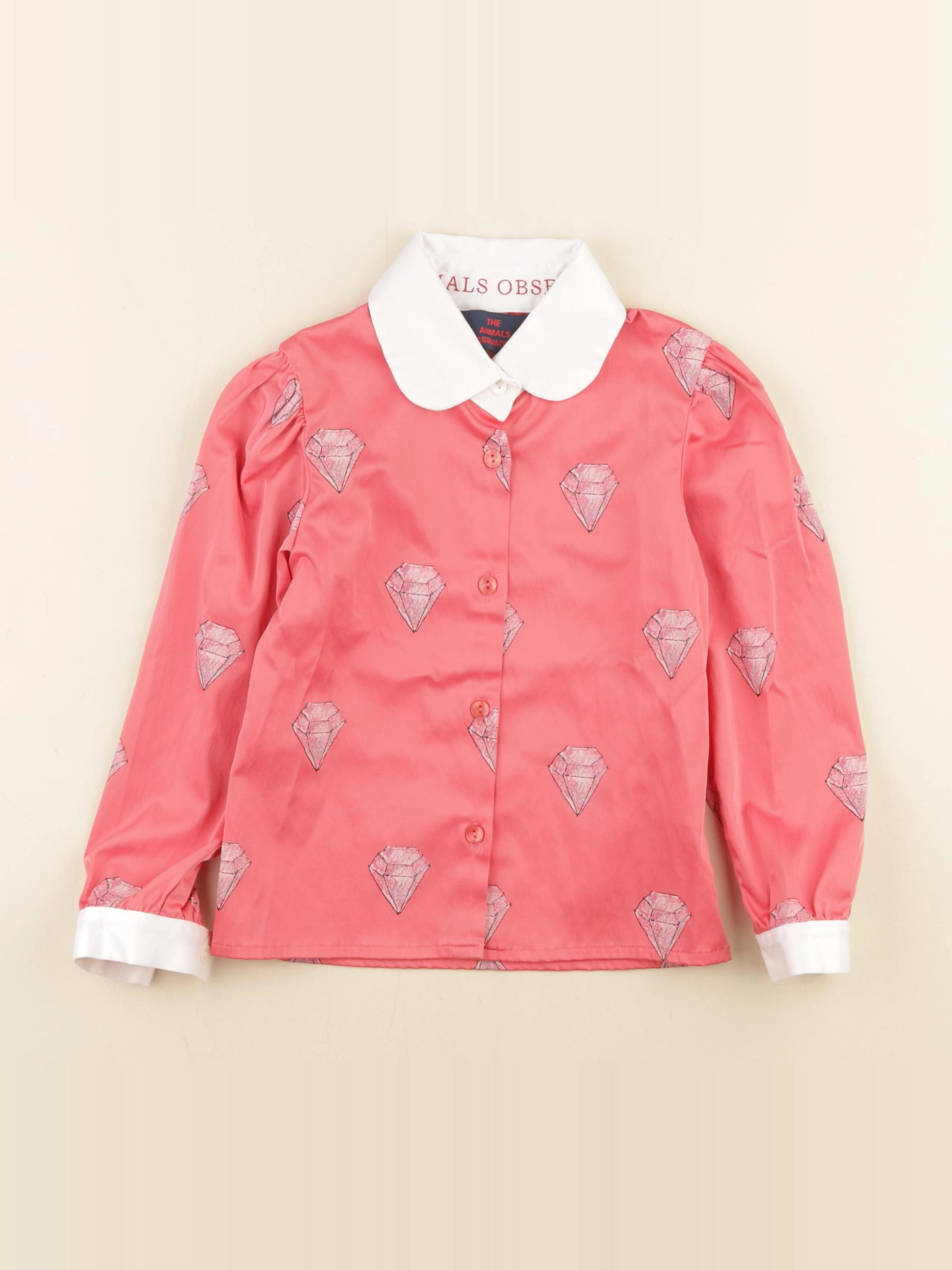 The animals observatory - blouse rose - 4 ans