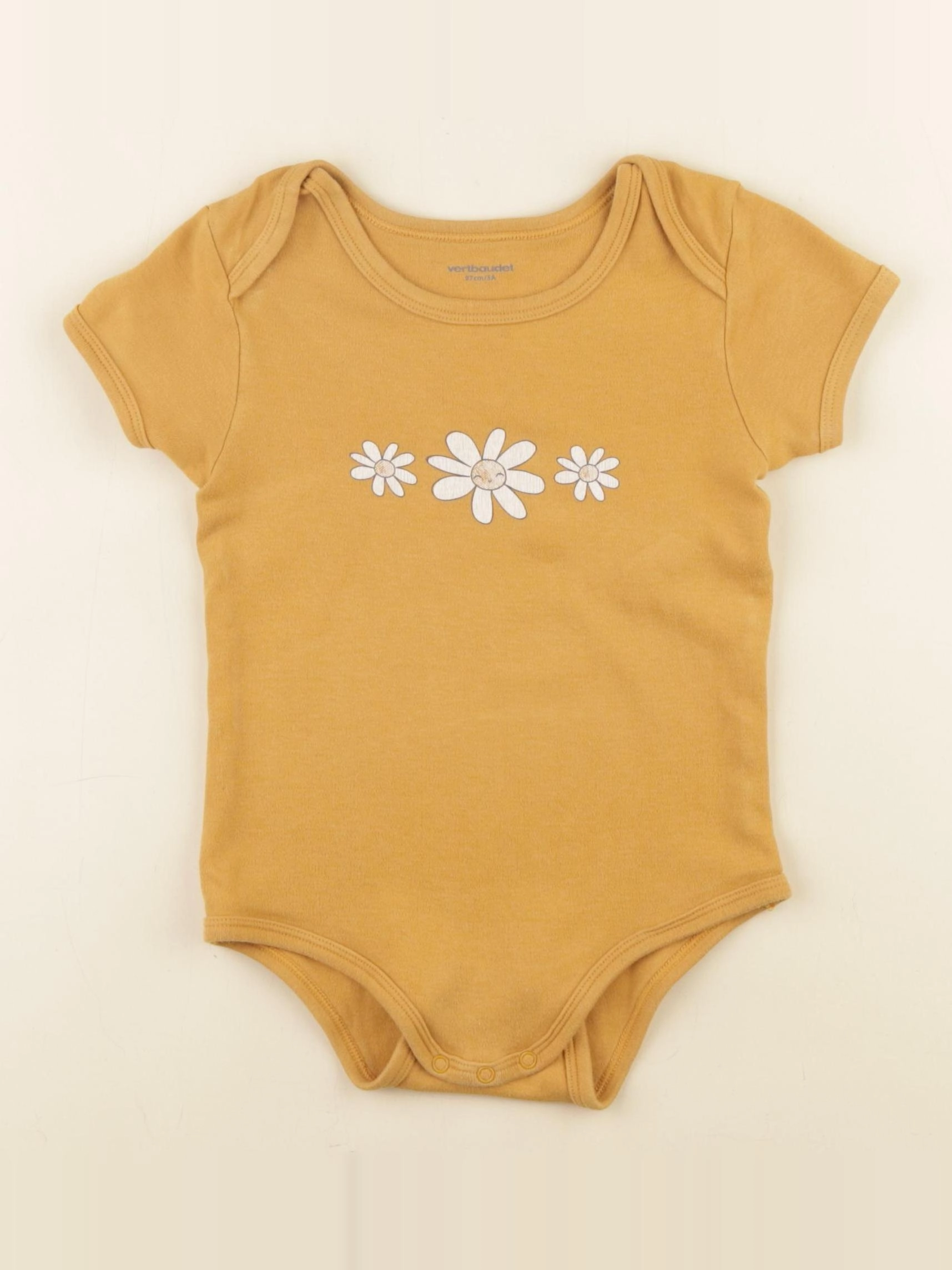 Vertbaudet - body jaune - 3 ans