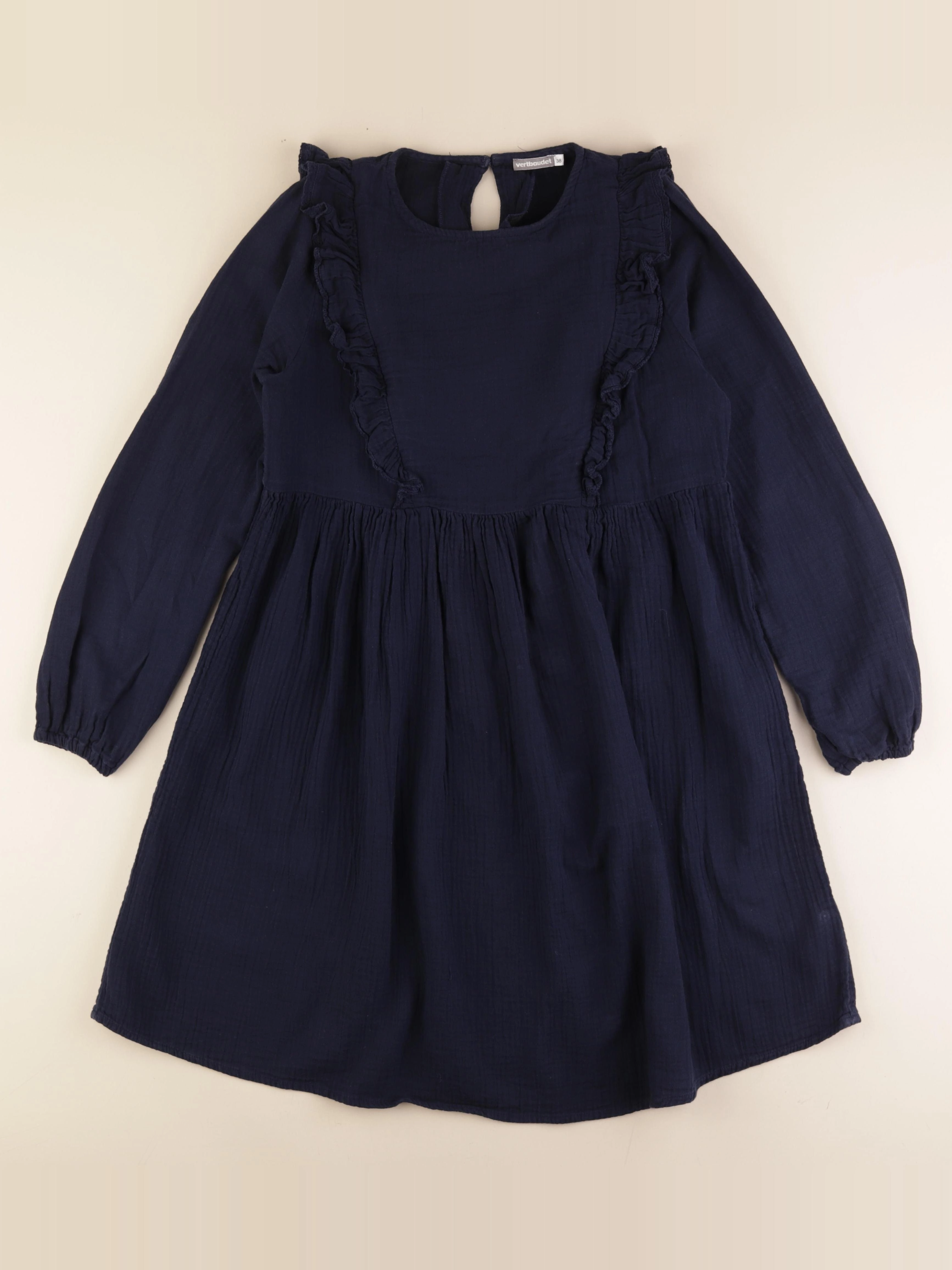 Vertbaudet - robe grossesse bleu - 38