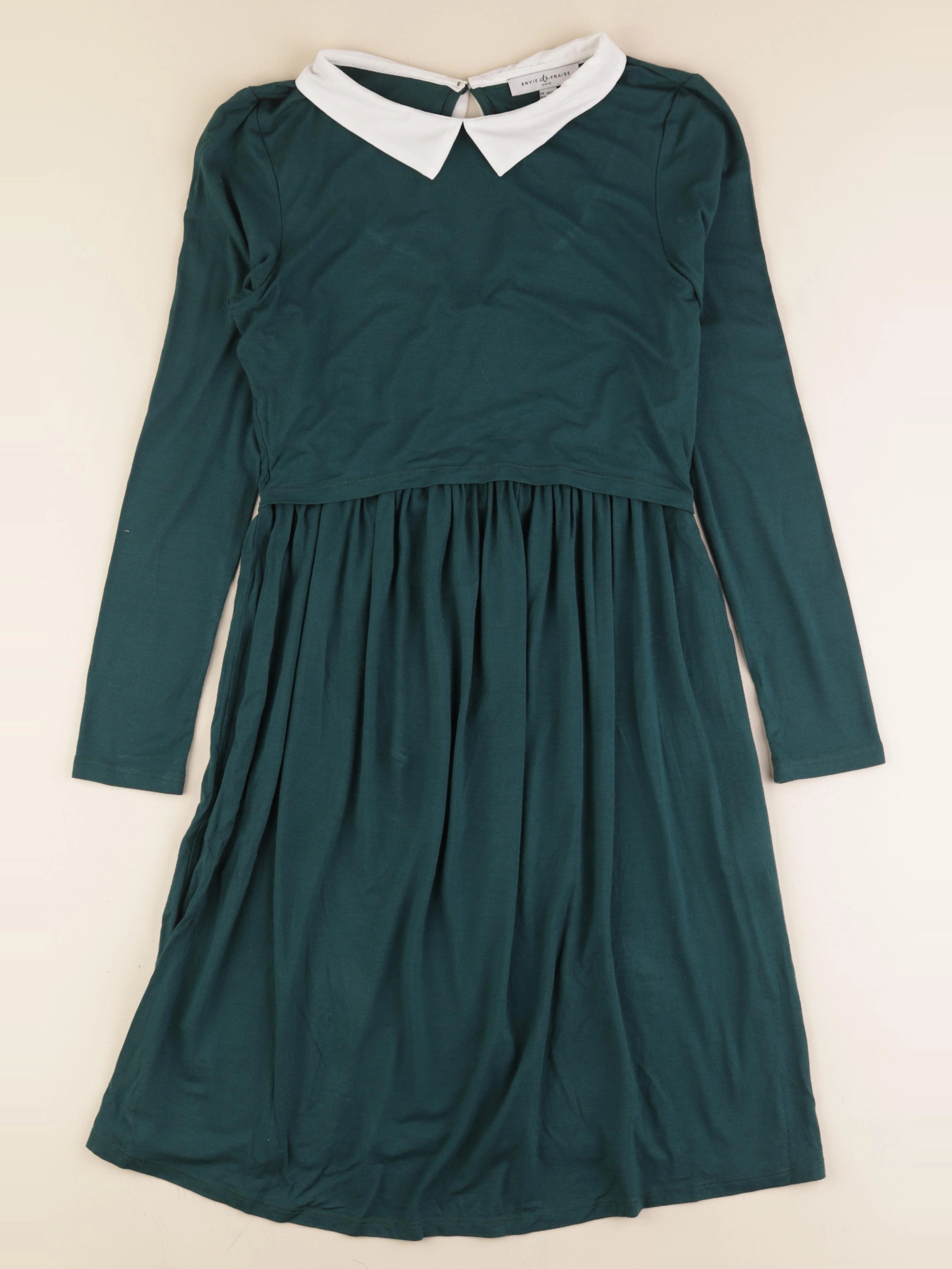 Envie de fraise - robe allaitement vert - 36 à 38