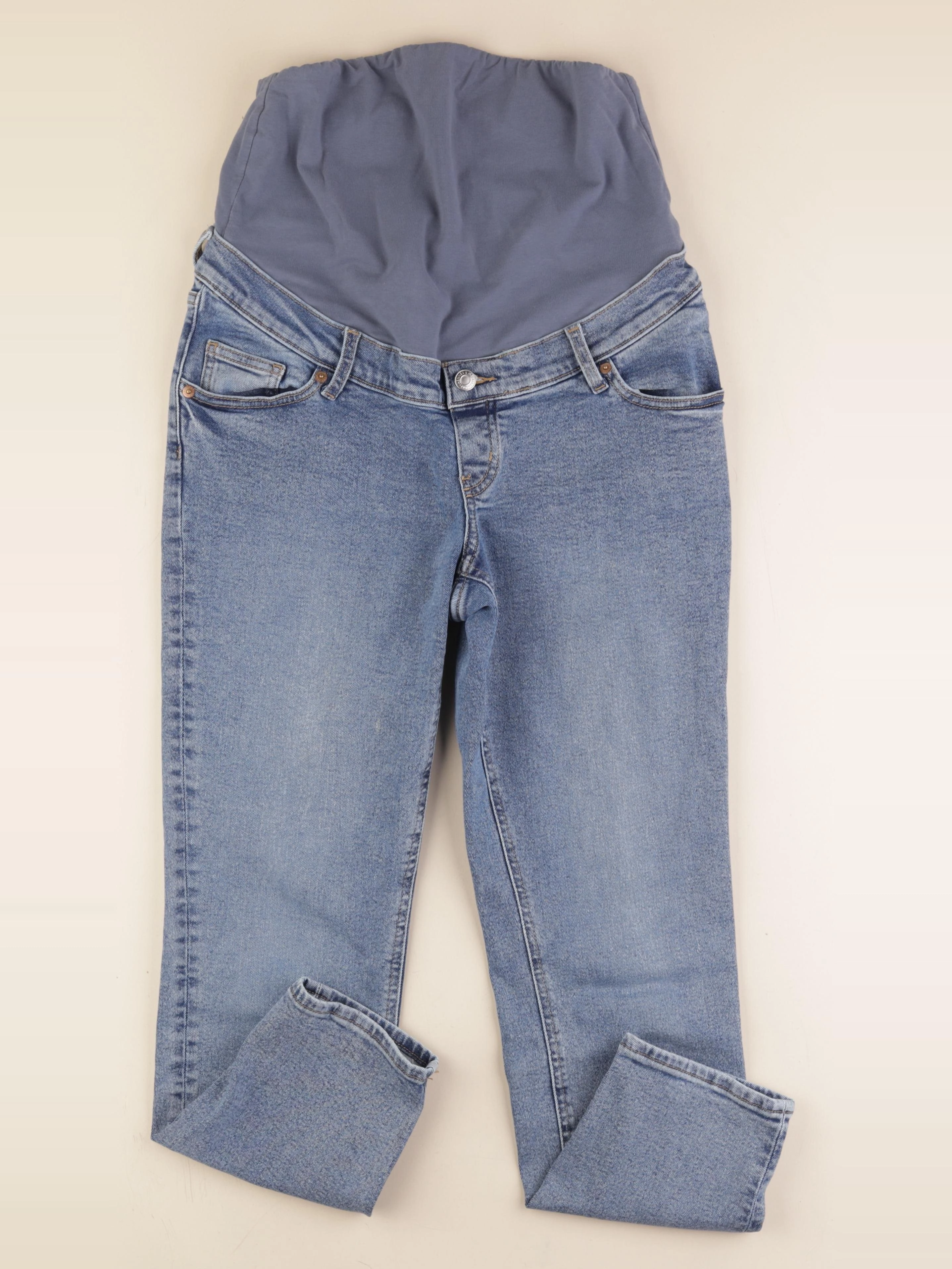 H&M - jean grossesse bleu - 36 à 38