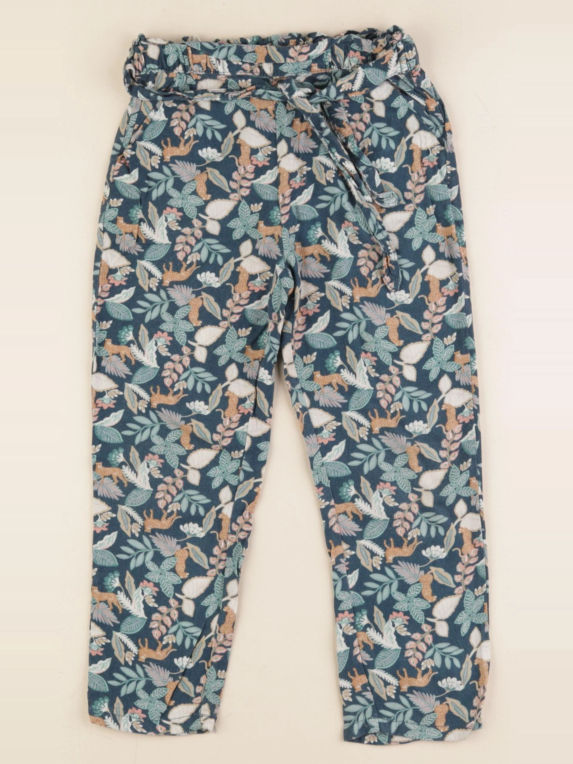 Vertbaudet - pantalon vert - 6 ans