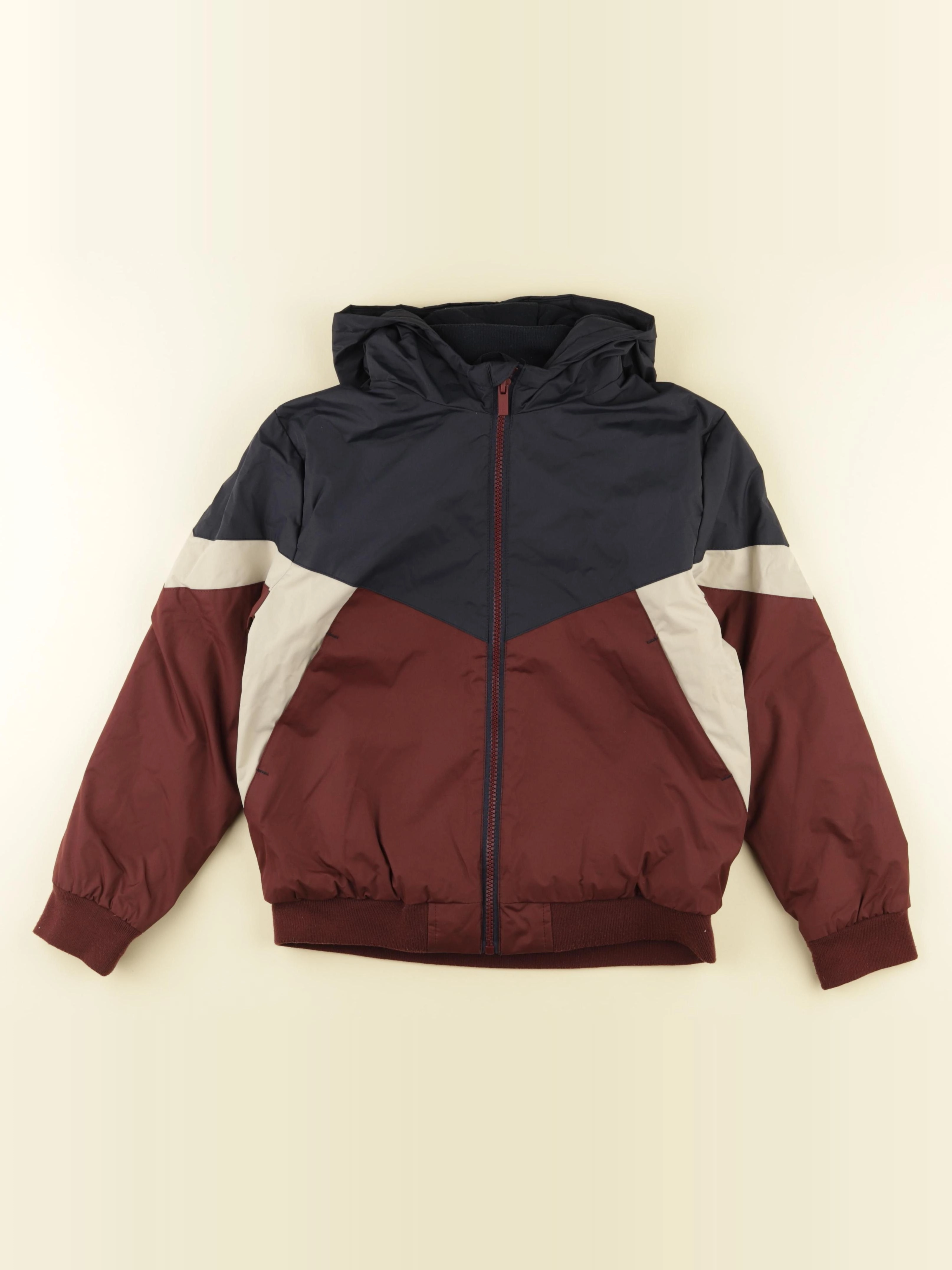 Vertbaudet - veste marron, bleu - 10 ans