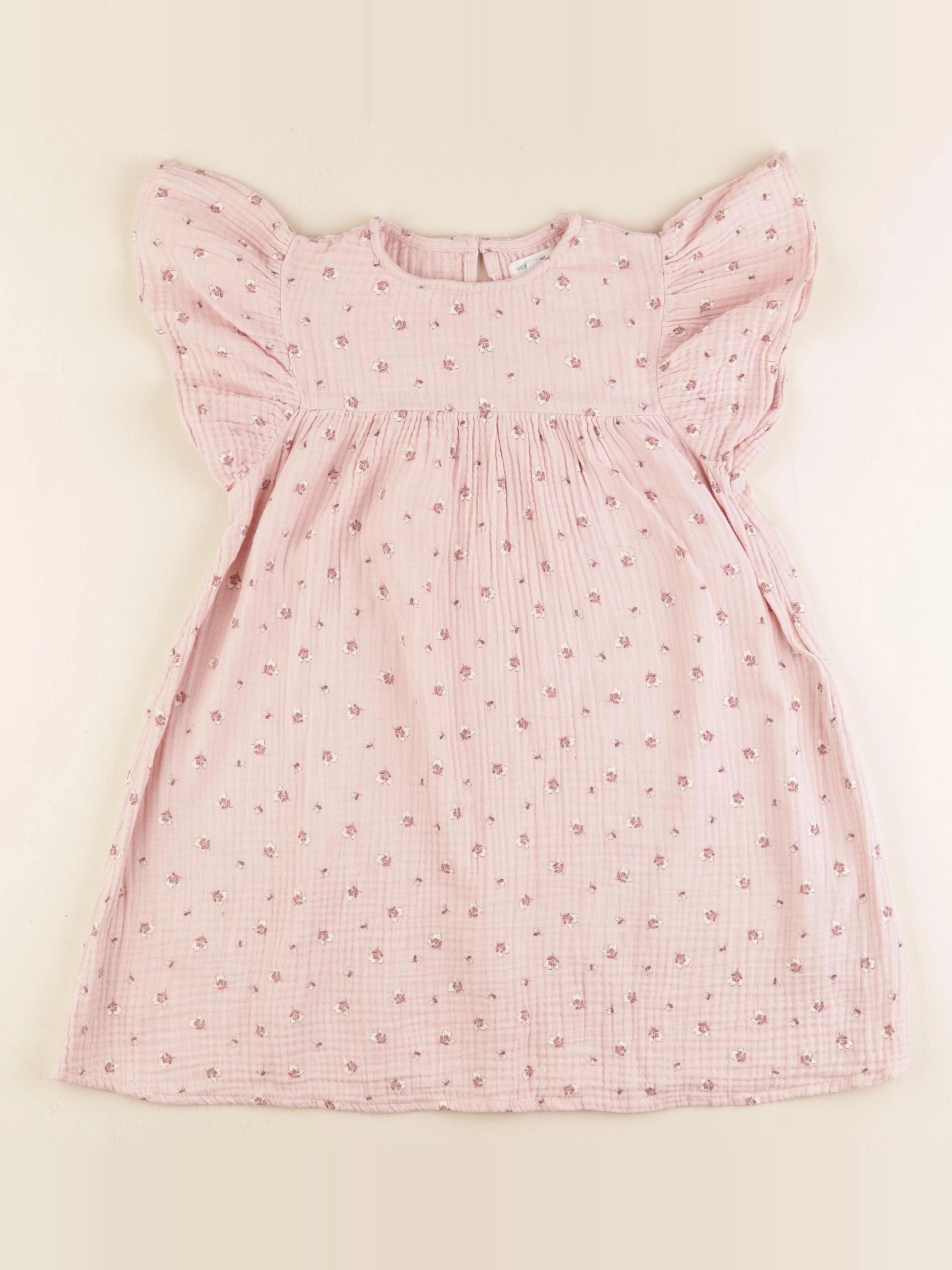 Vertbaudet - robe rose - 7 ans