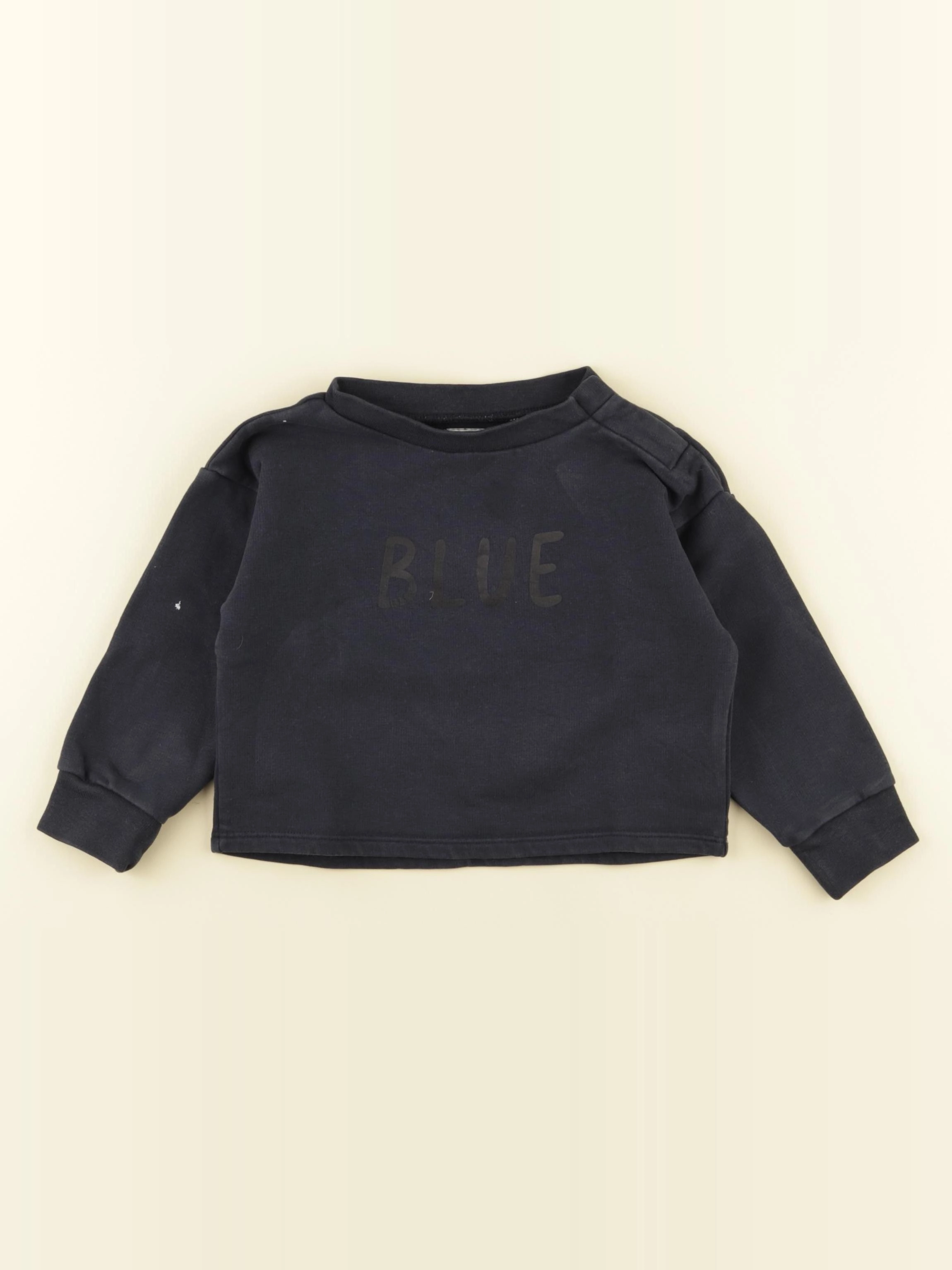 IKKS - sweat bleu - 2 ans