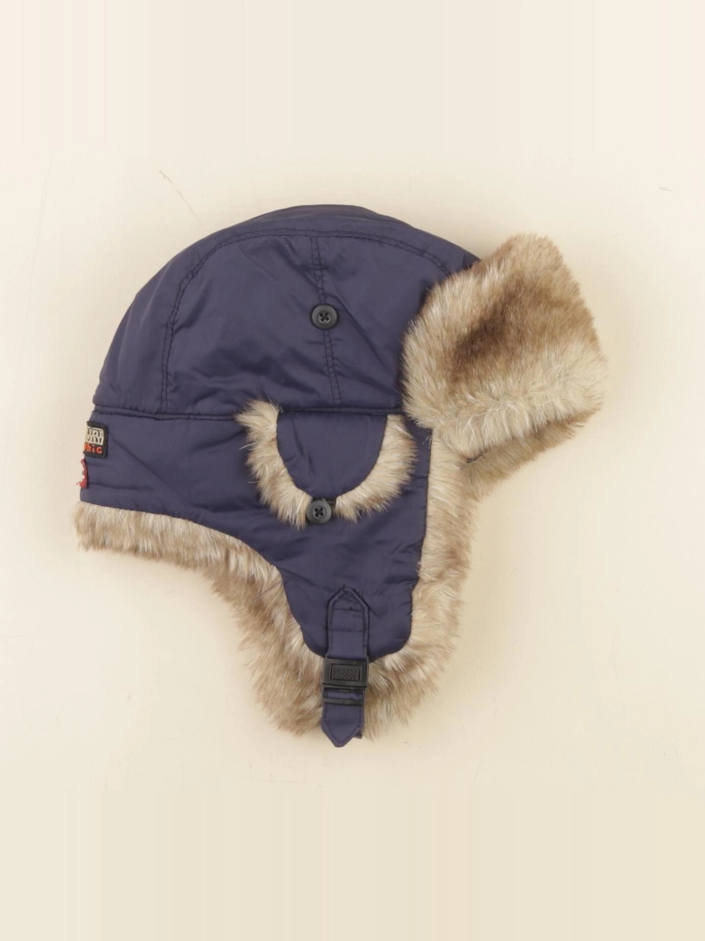 Napapijri - bonnet bleu - 2 ans