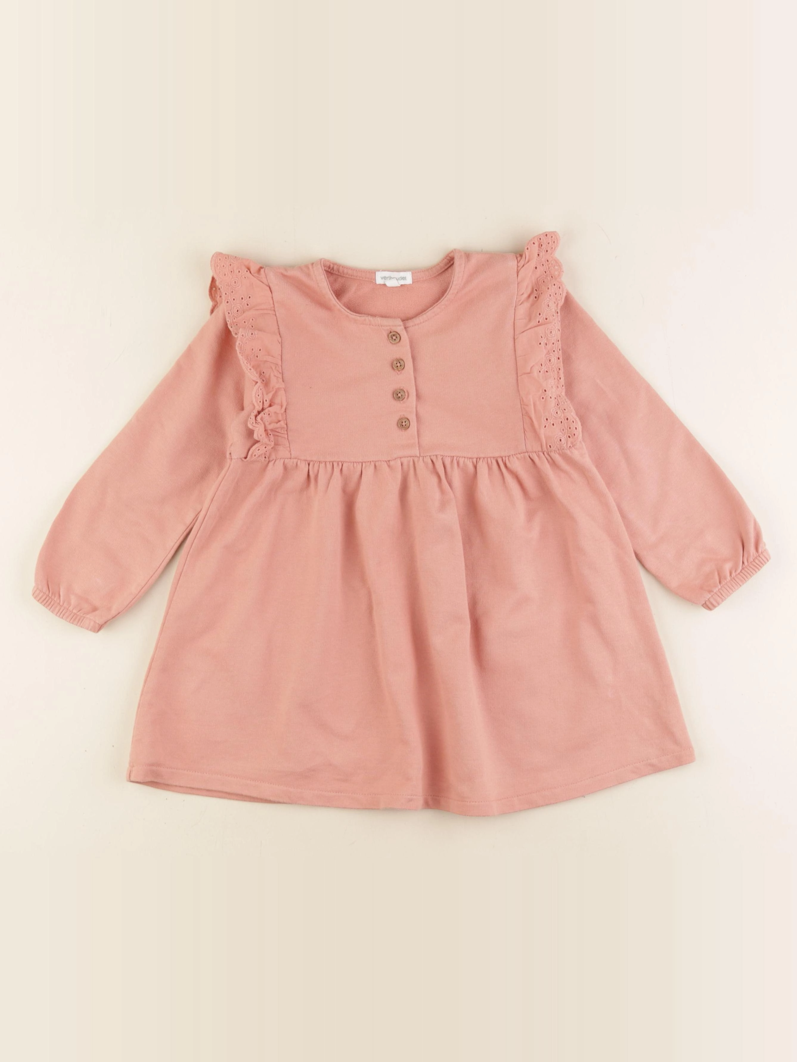 Vertbaudet - robe rose - 3 ans