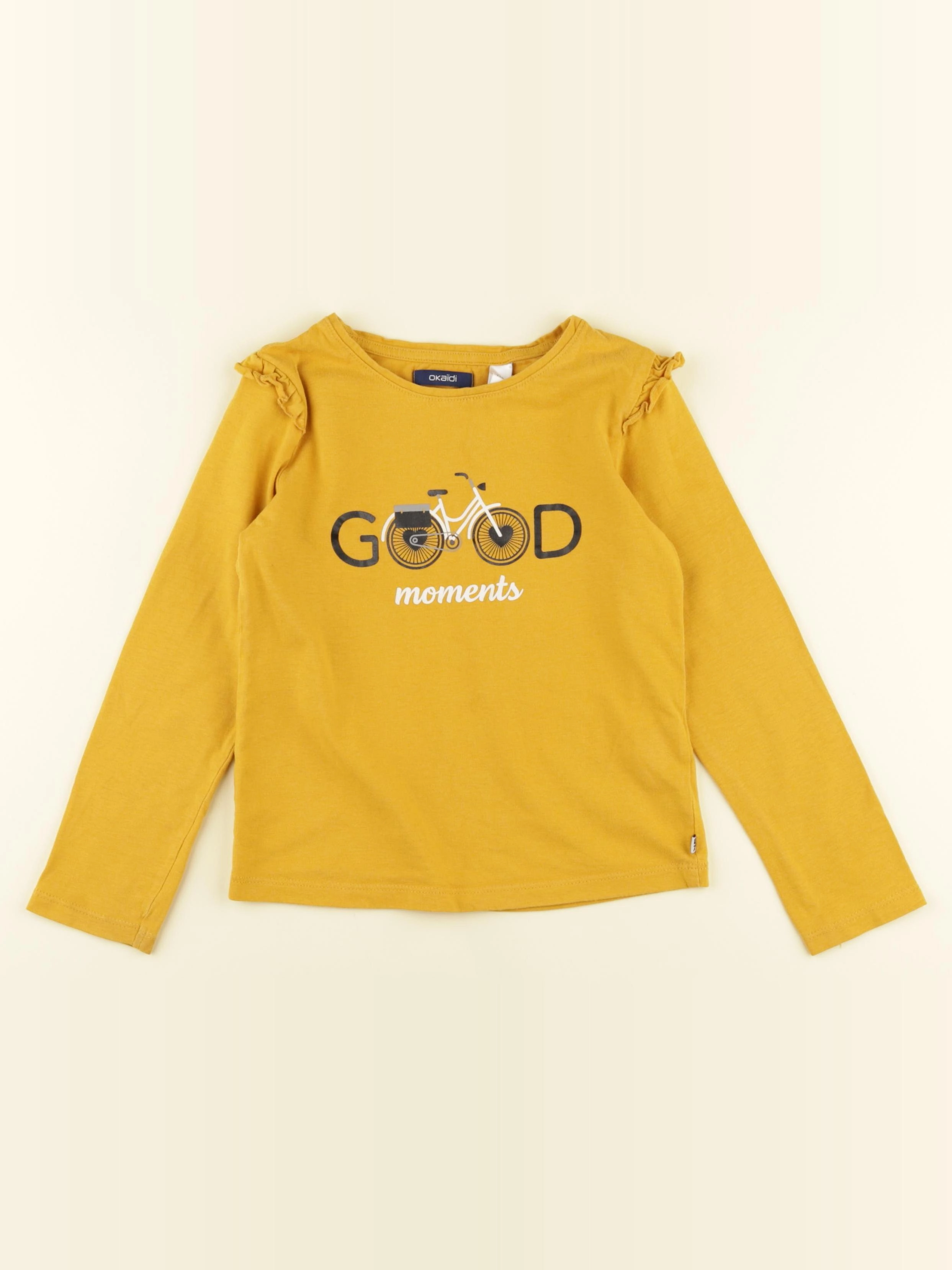 Okaidi - tee-shirt jaune - 6 ans