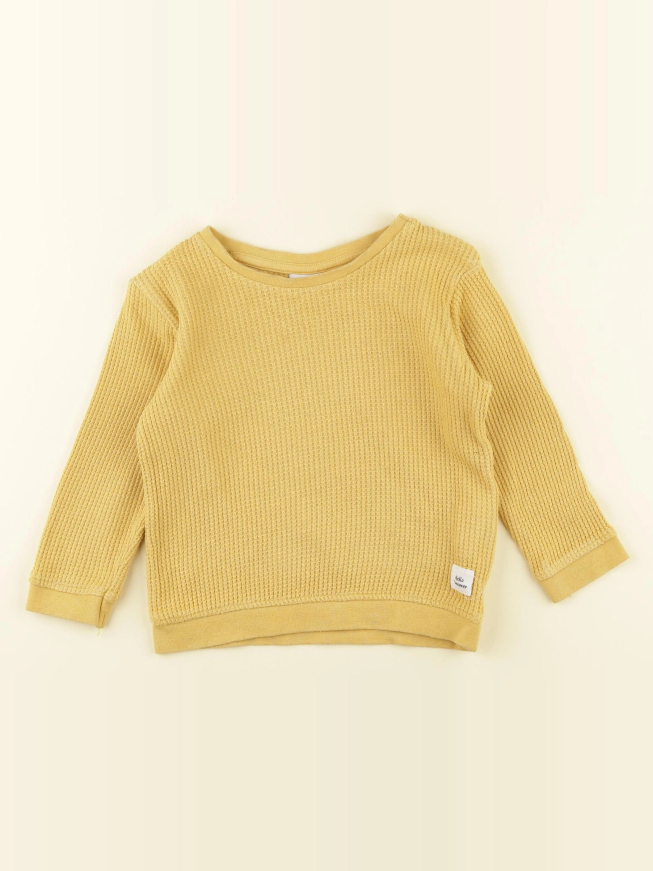 Name it - tee-shirt jaune - 9/12 mois