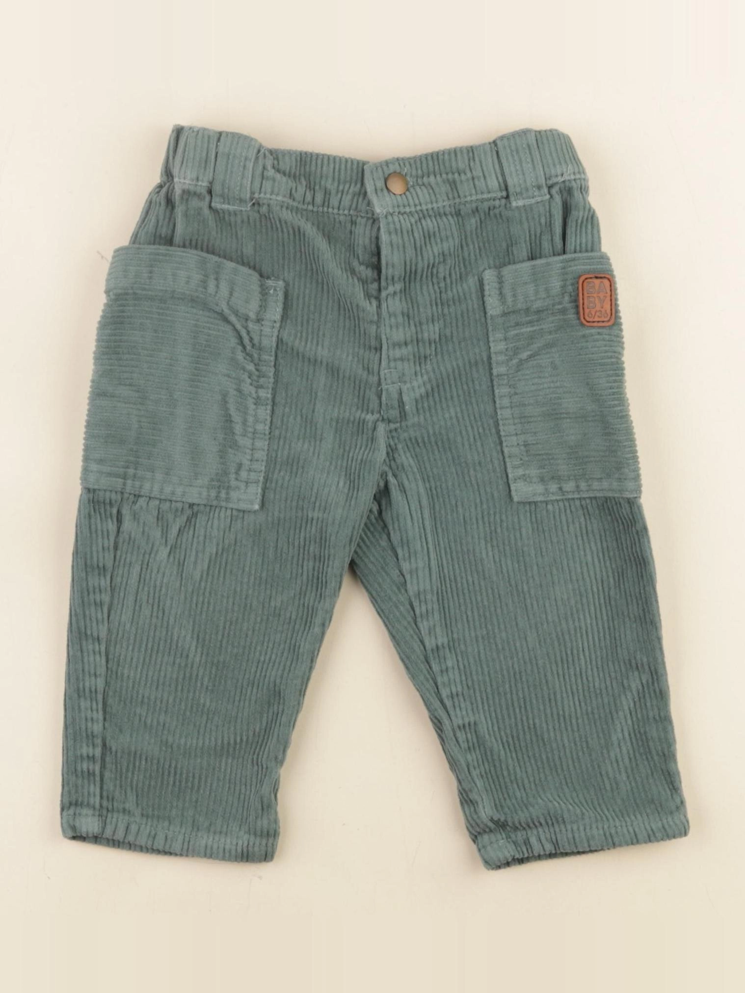 Boutchou - pantalon vert - 9 mois