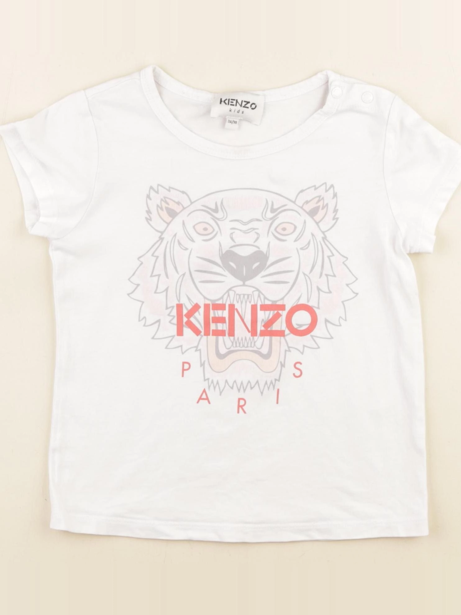 Kenzo - tee-shirt blanc - 3 ans