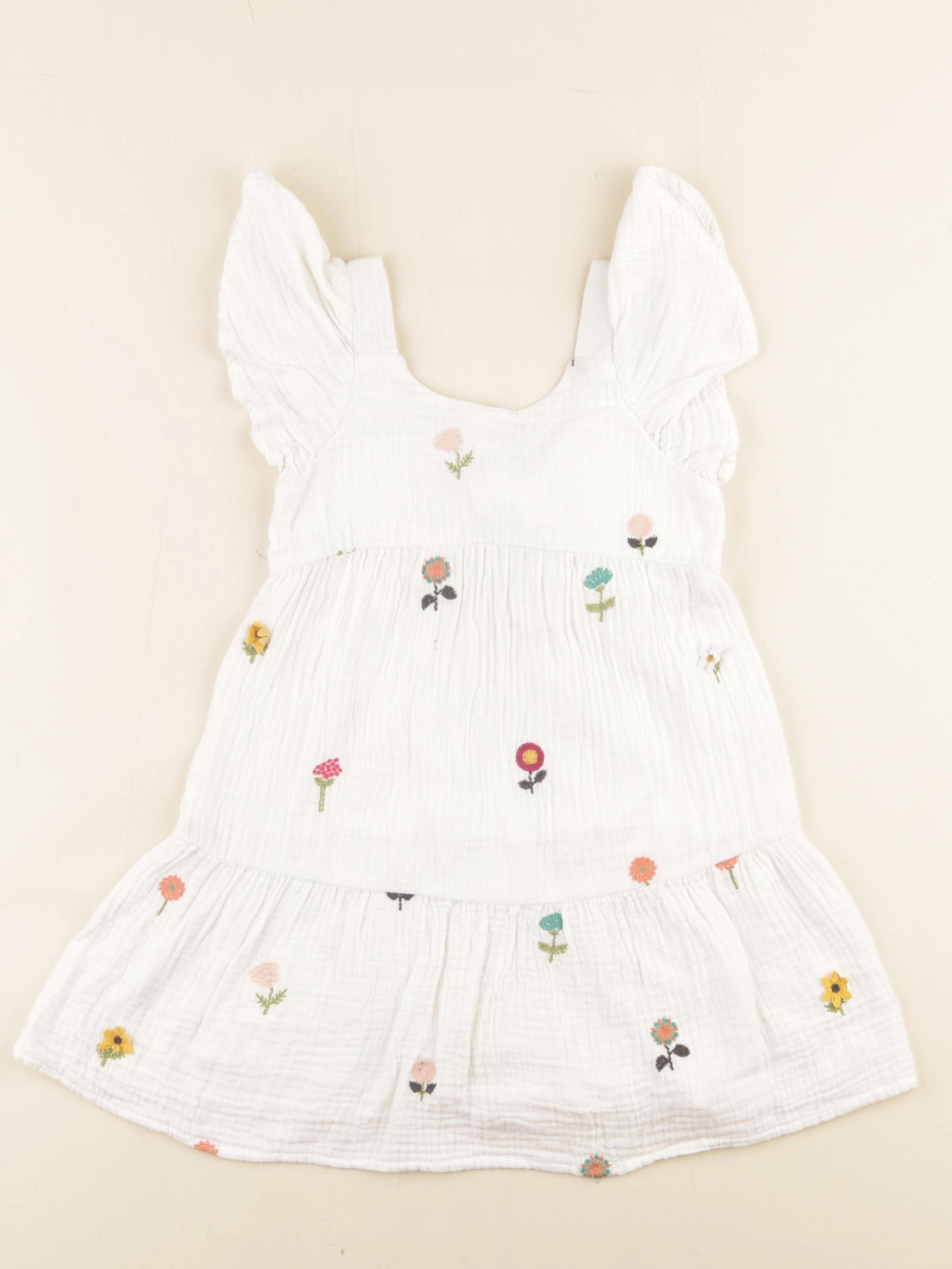 Zara - robe blanc - 3 ans