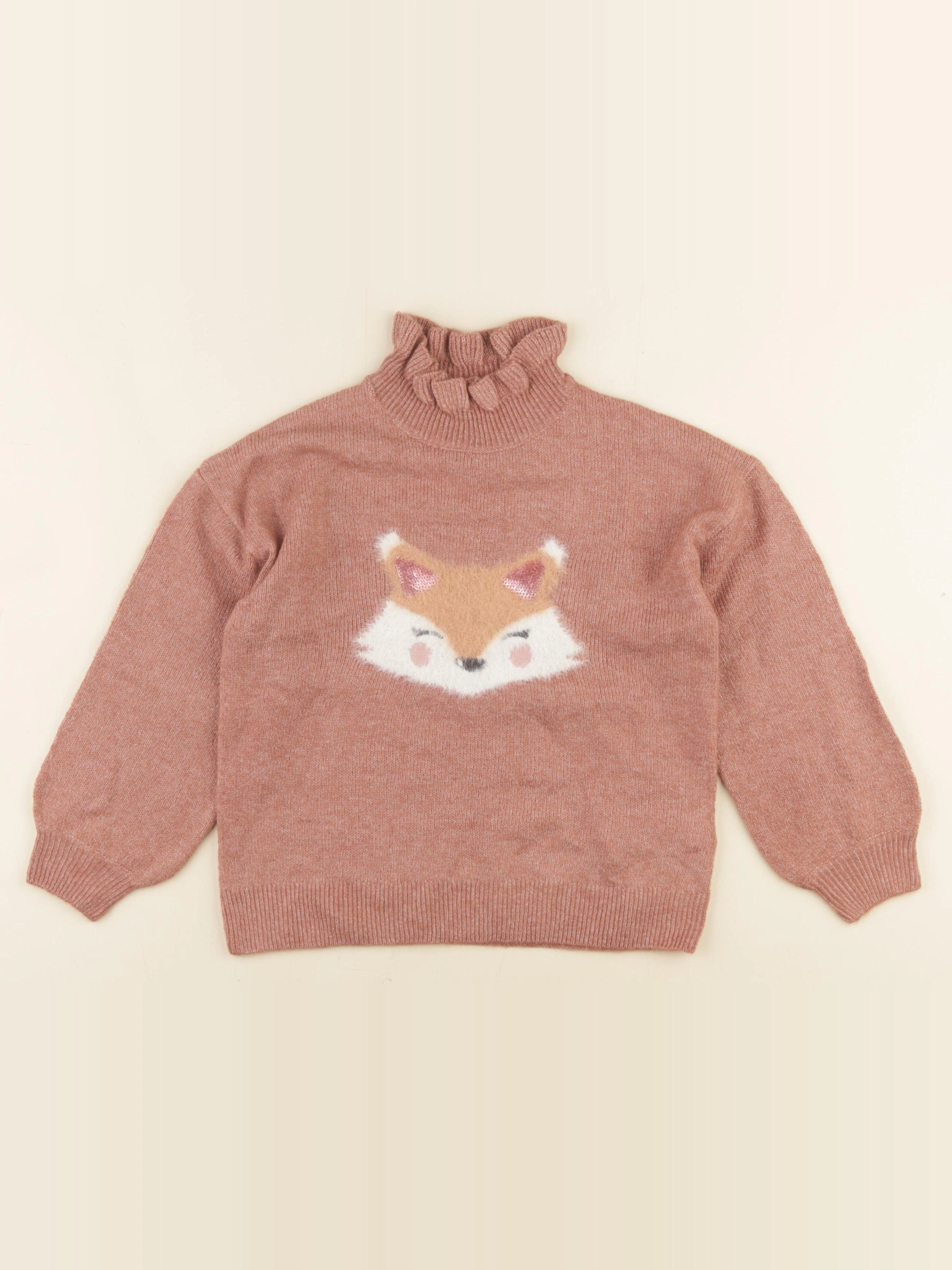 Vertbaudet - pull rose - 5 ans