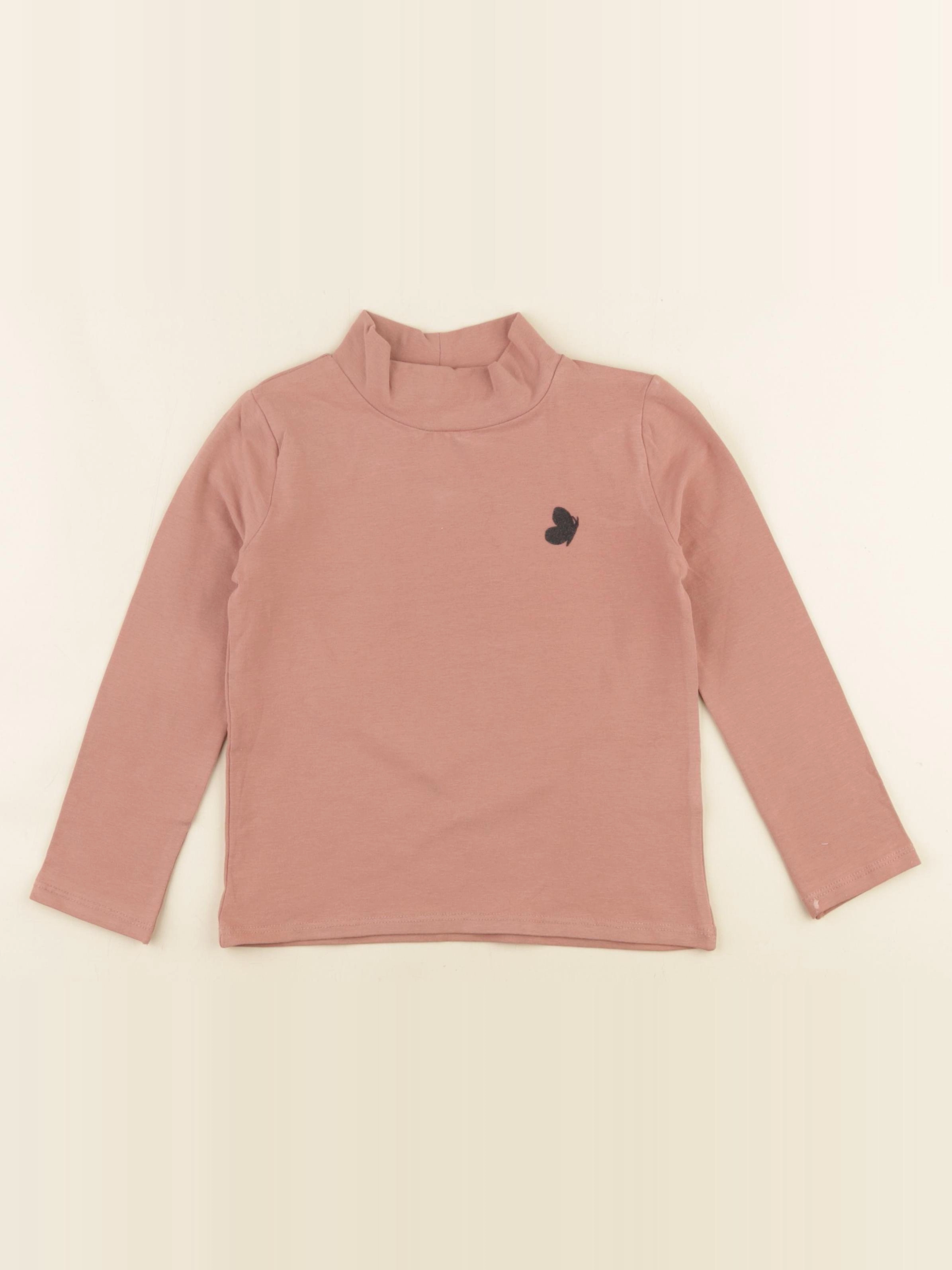 Vertbaudet - sous-pull rose - 4 ans