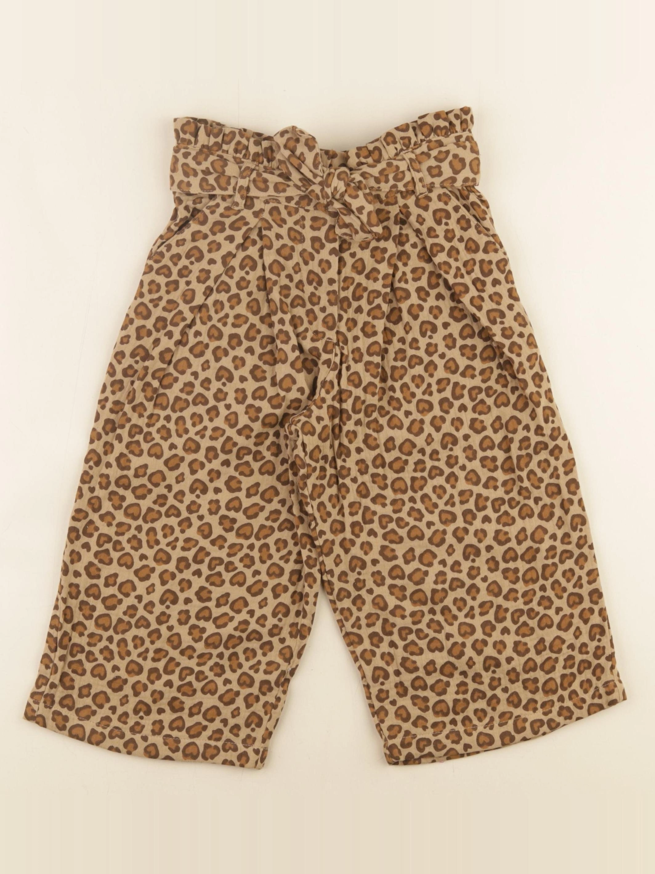 Vertbaudet - pantalon marron - 4 ans