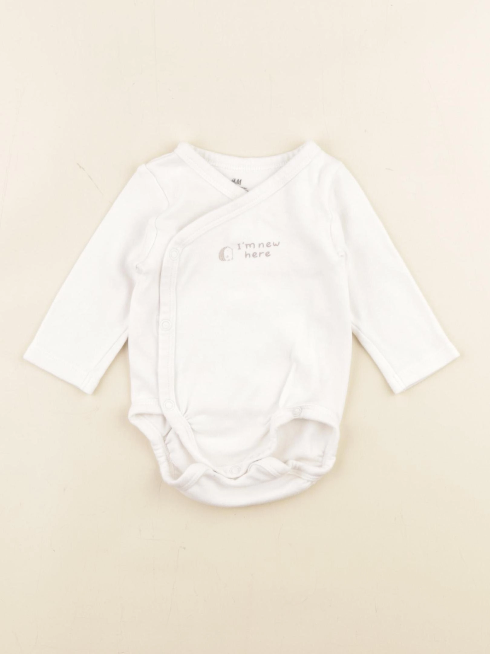 H&M - body blanc - 1/2 mois