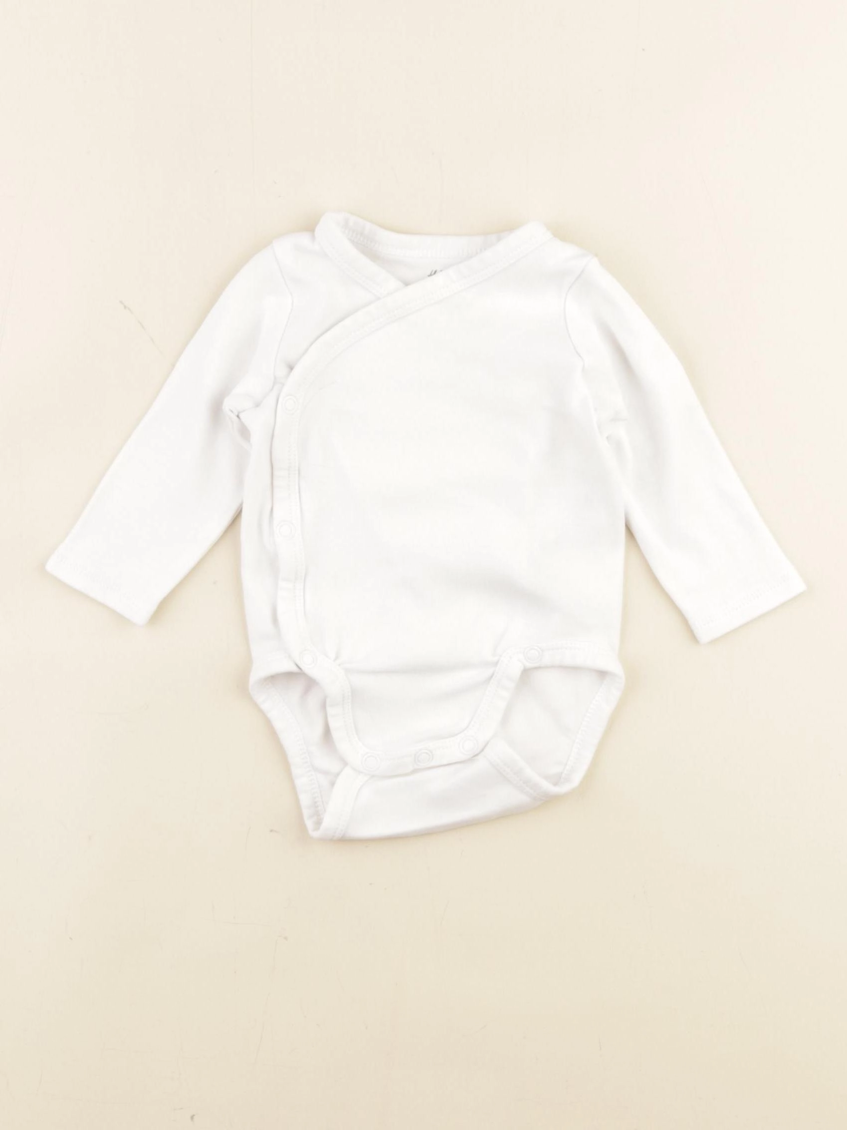 H&M - body blanc - 2/4 mois