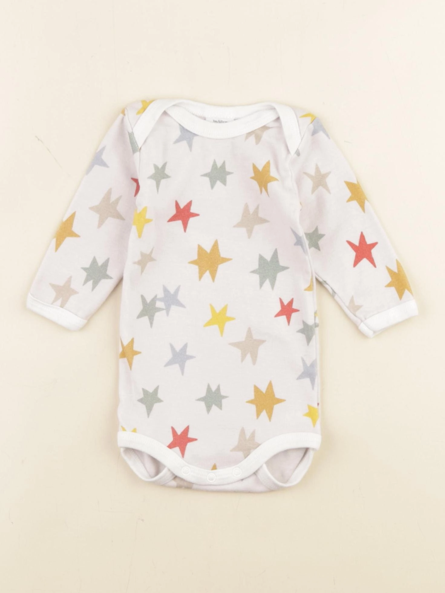 Petit Bateau - body gris - 3 mois